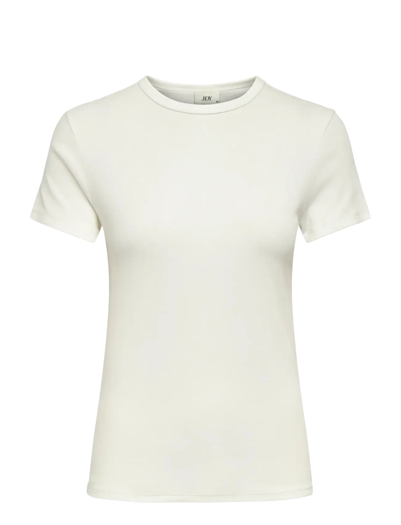 JDY JDYLUCKY S/S O NECK TOP JRS NOOS - Pēdējā iespēja - CLOUD DANCER / cream