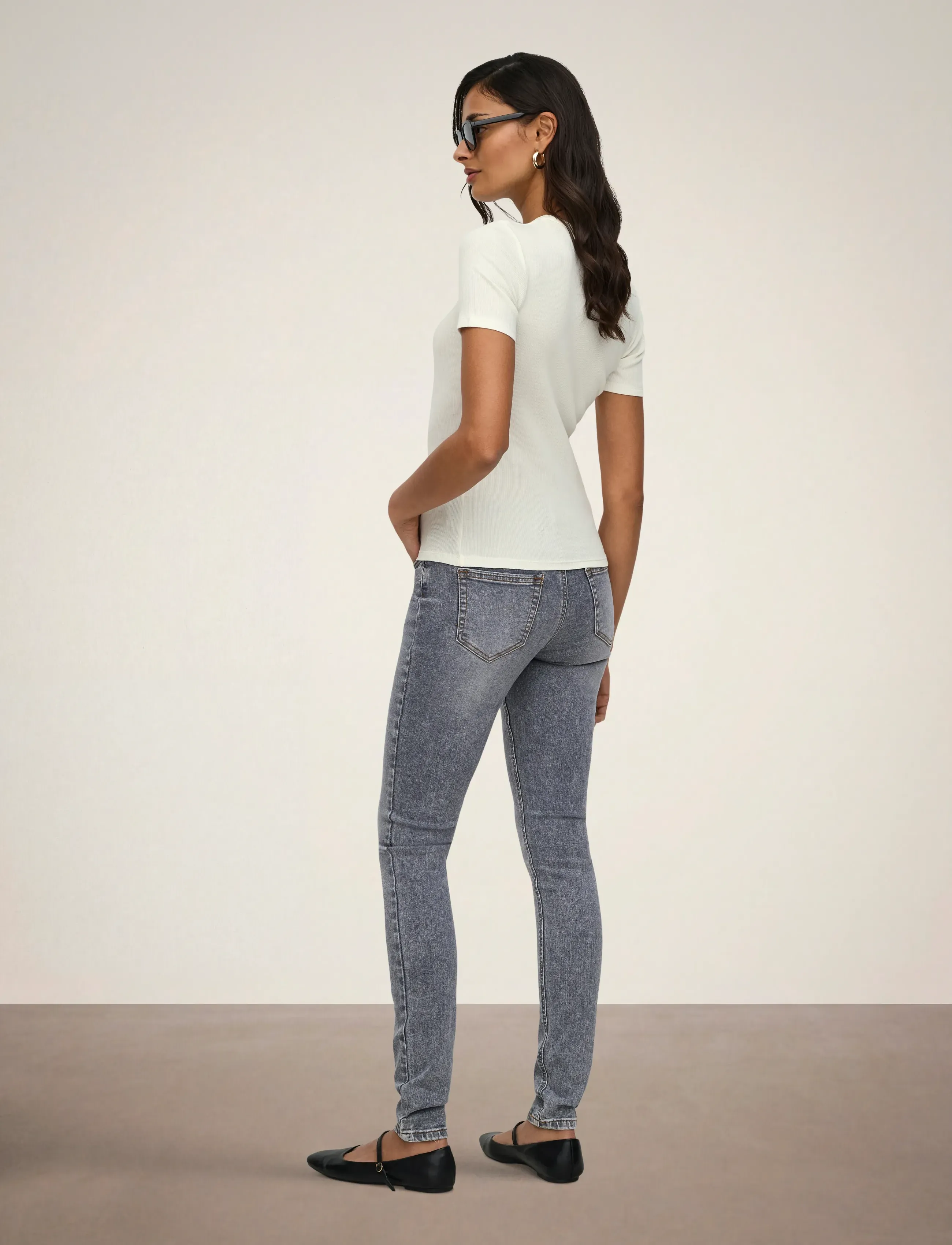 JDY - JDYLUCKY S/S O NECK TOP JRS NOOS - t-shirts - cloud dancer - 3