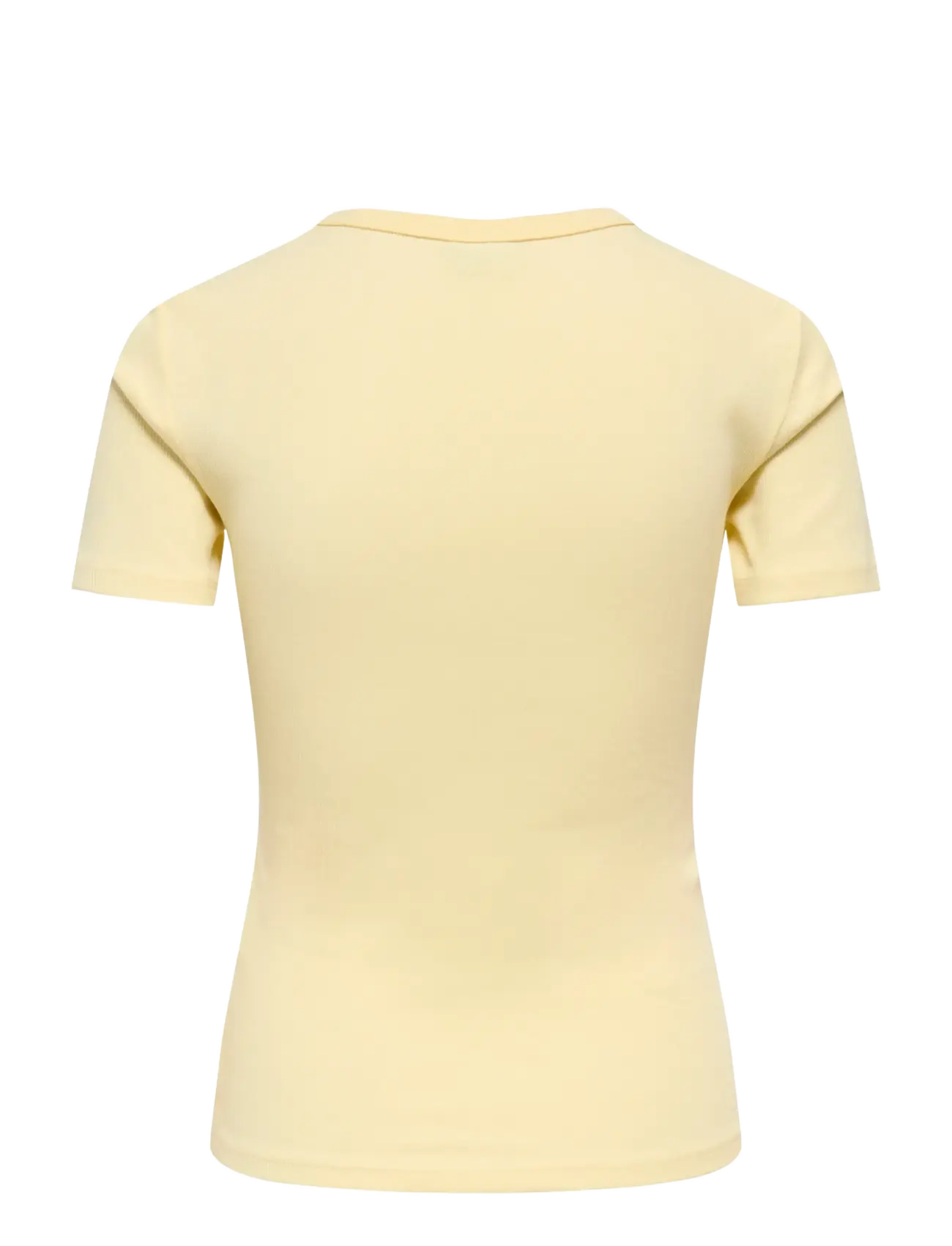 JDY - JDYLUCKY S/S O NECK TOP JRS NOOS - t-shirts - pastel yellow - 2