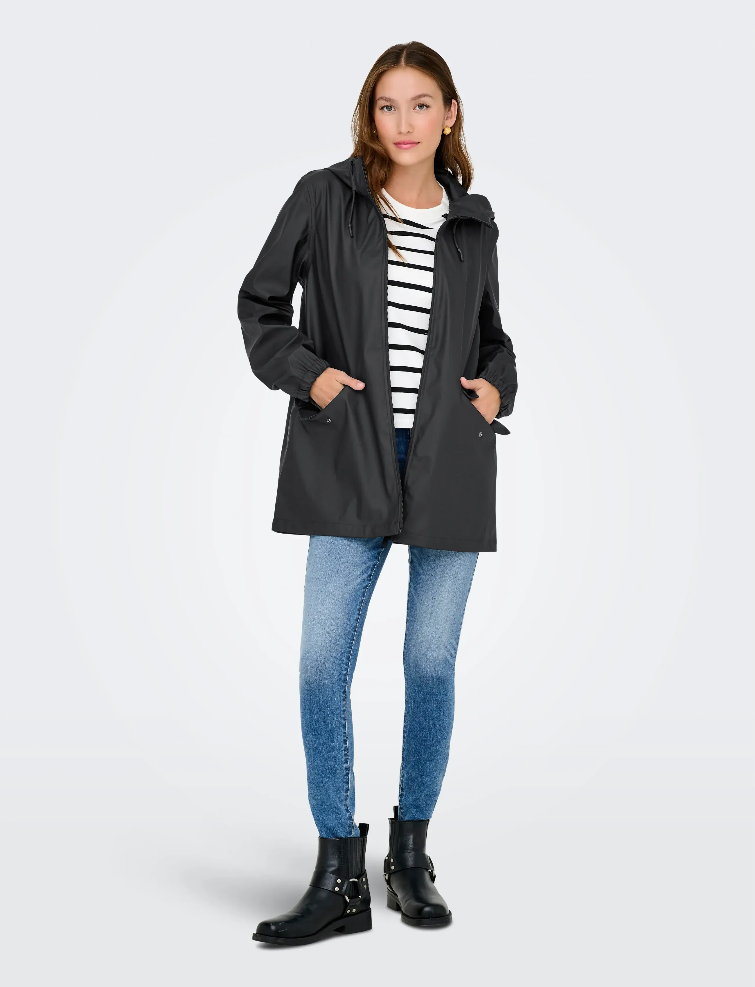 JDY - JDYMULAN RAINCOAT OTW SIJ NOOS - black - 4