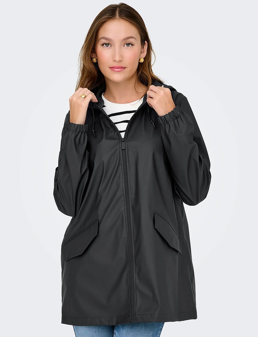 JDY - JDYMULAN RAINCOAT OTW SIJ NOOS - black - 5