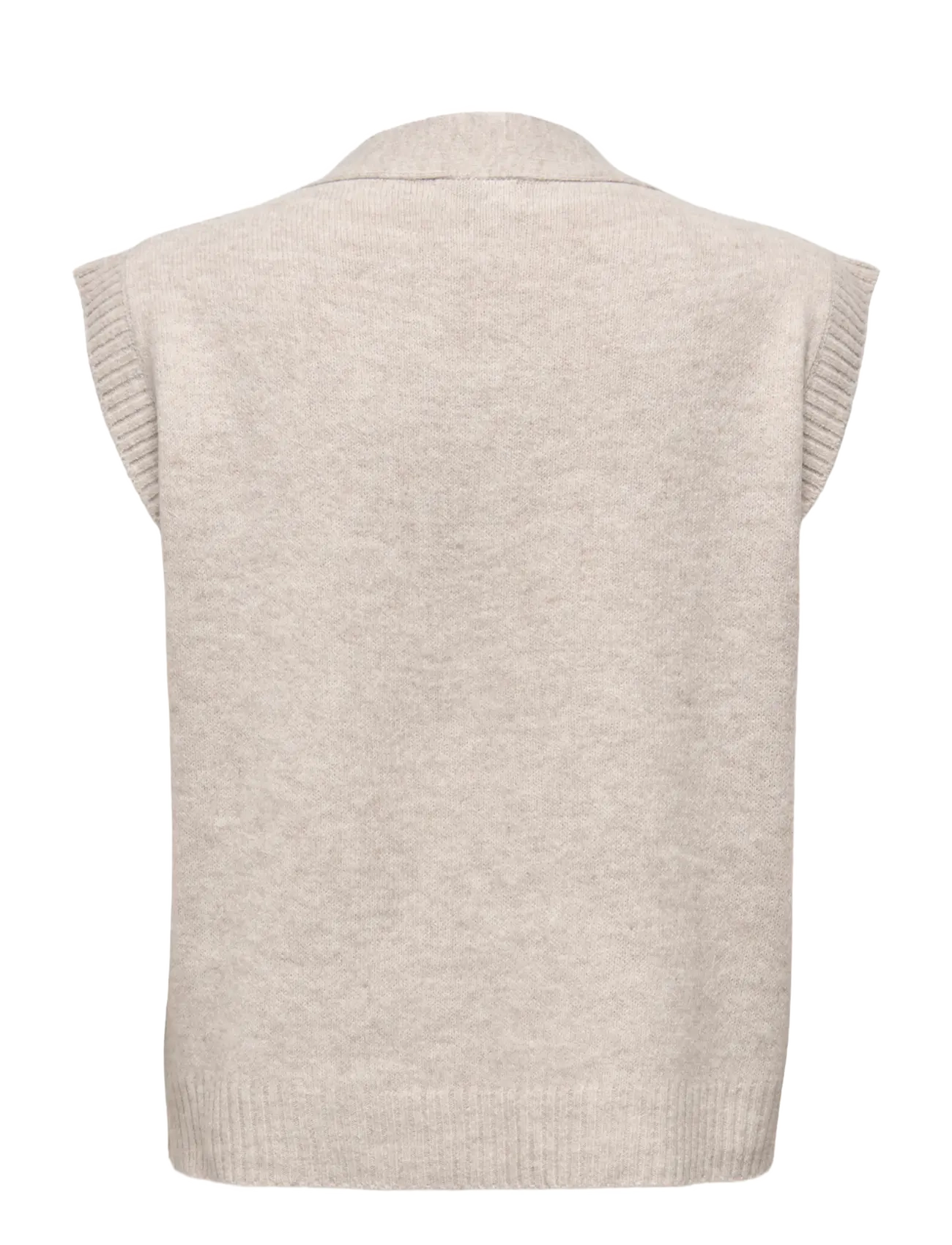 JDY - JDYSUPER S/L V-NECK VEST KNT NOOS - chateau gray - 2