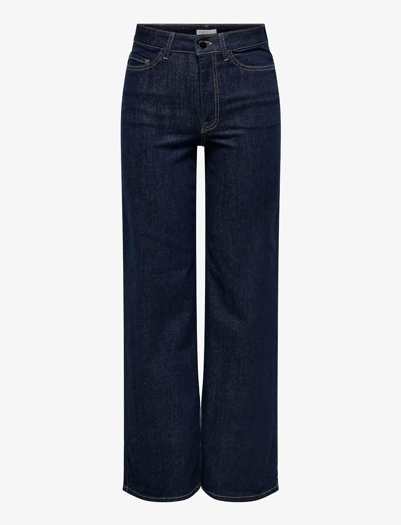 JDY - JDYFELINA-FINA HW WIDE RINSE JNSDNM NOOS - leveälahkeiset farkut - dark blue denim - 1