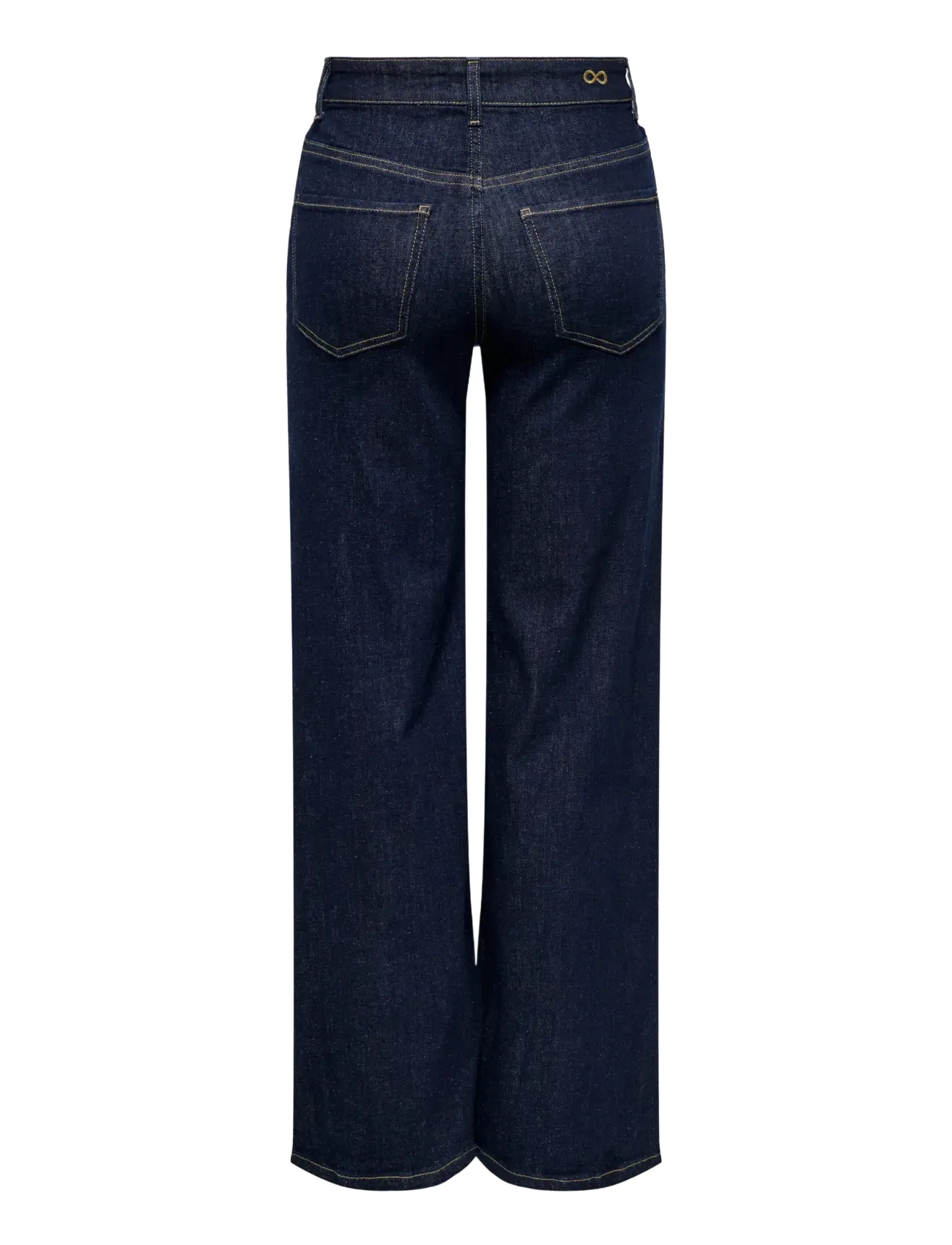 JDY - JDYFELINA-FINA HW WIDE RINSE JNSDNM NOOS - pantalons larges - dark blue denim - 2