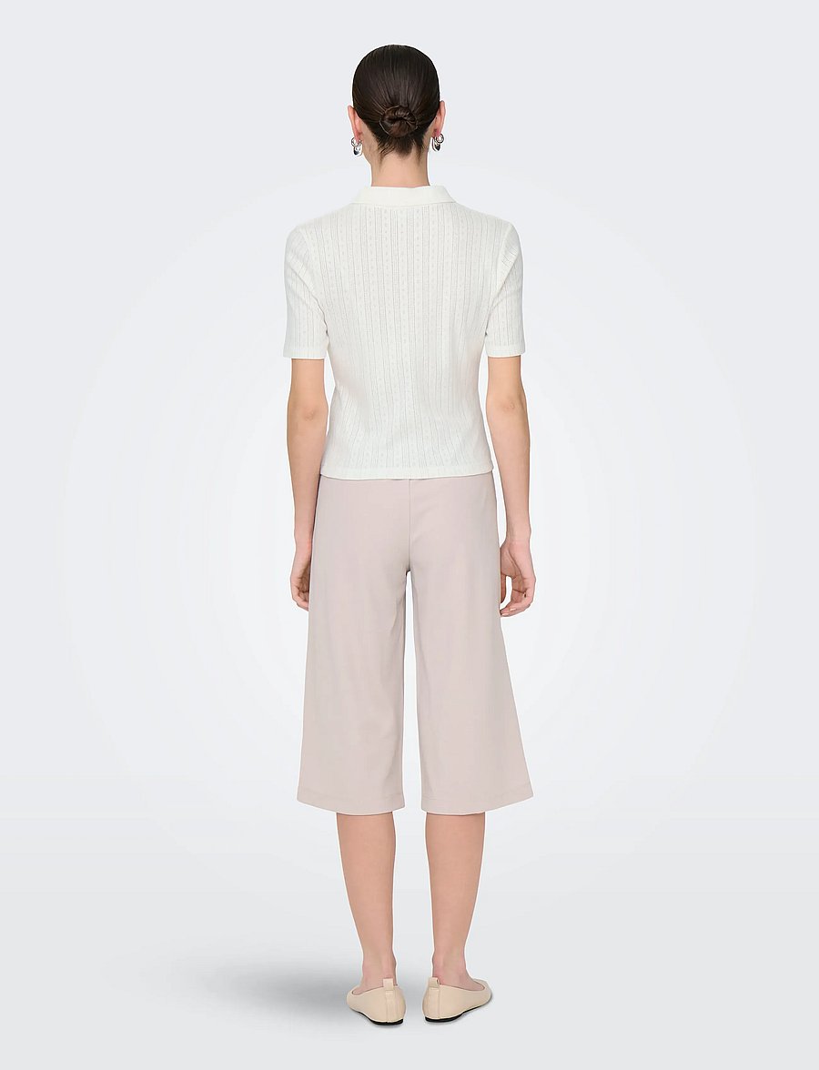 JDY - JDYSALSA S/S POLO TOP JRS NOOS - poloer - cloud dancer - 3