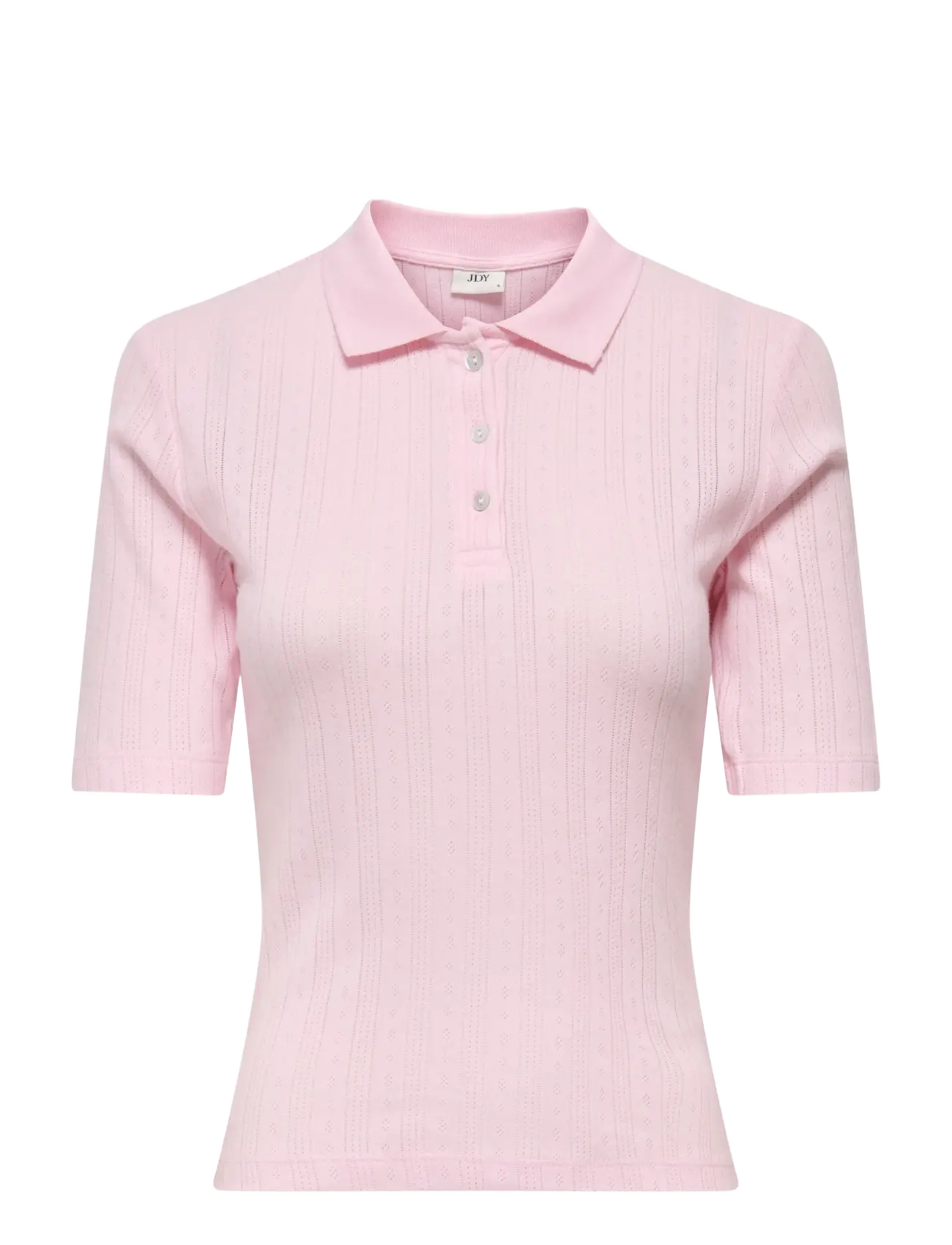 JDY JDYSALSA S/S POLO TOP JRS NOOS - Kläder - LIGHT PINK / pink/rose