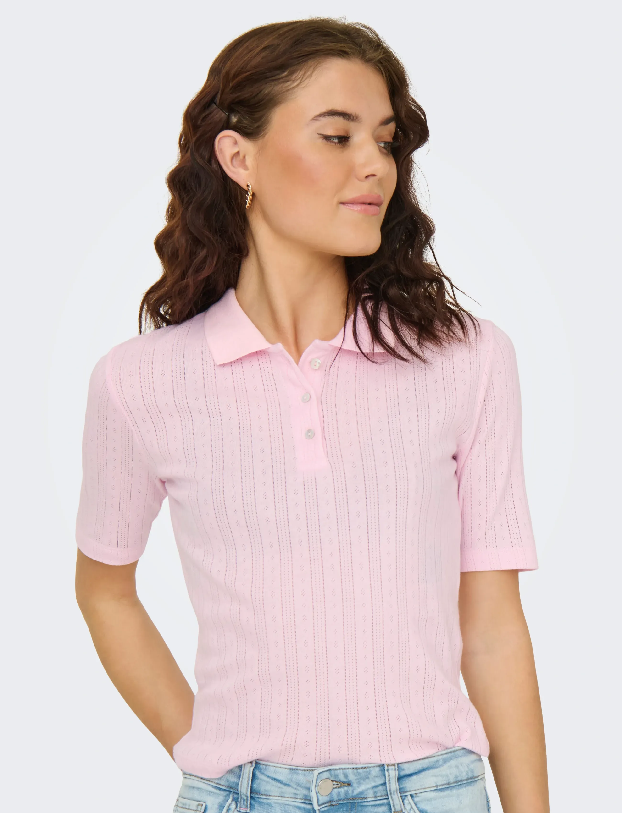 JDY Jdysalsa S/S Polo Top Jrs Noos blusar dam – bild 6