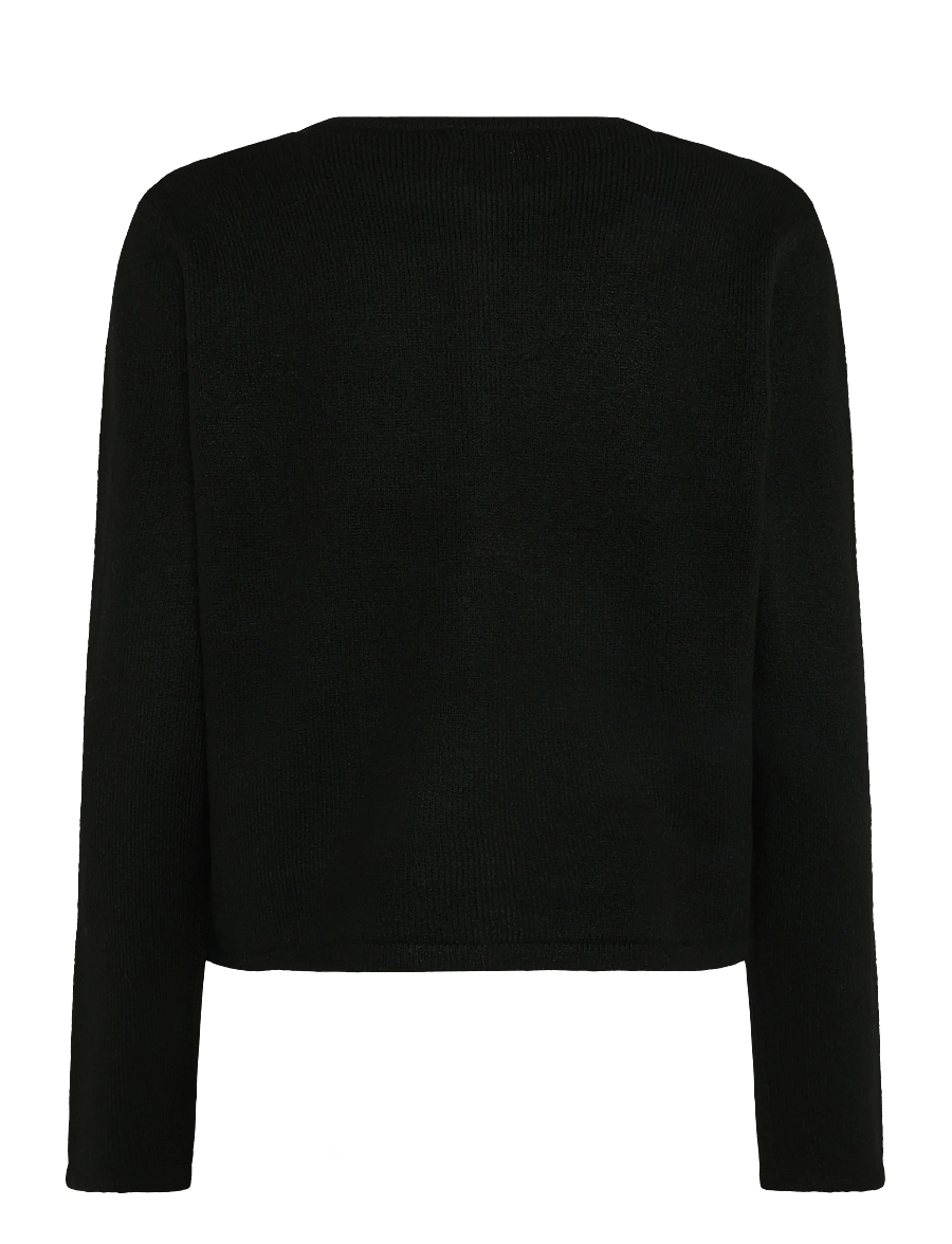 JDY - JDYRUE L/S ONEBUTTON CARDI KNT NOOS - koftor - black - 1