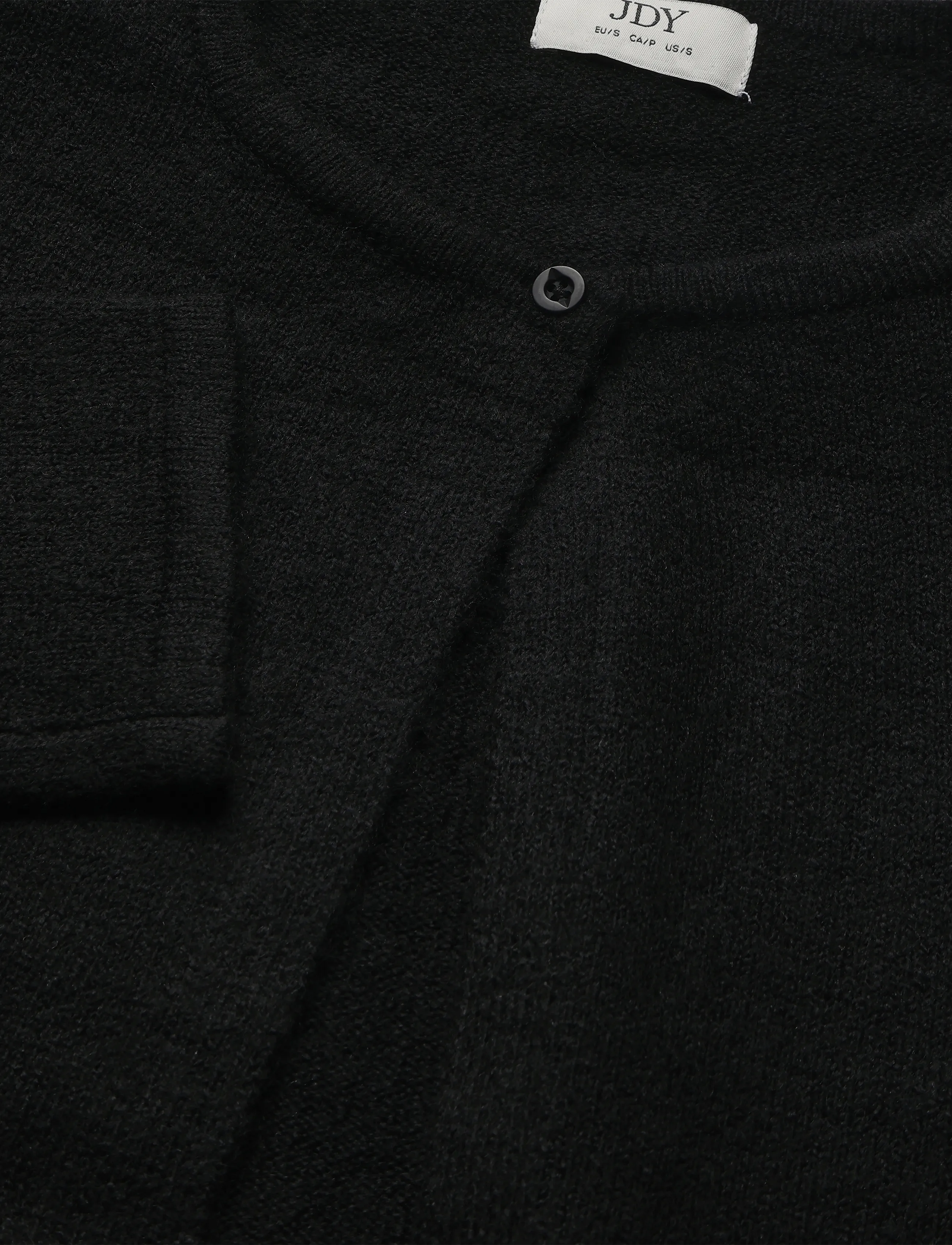 JDY - JDYRUE L/S ONEBUTTON CARDI KNT NOOS - koftor - black - 2