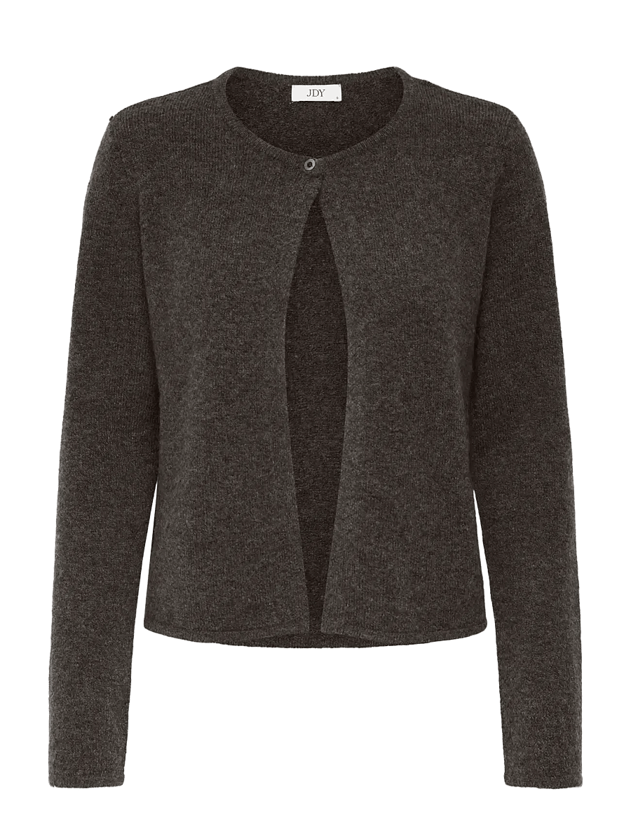 JDY - JDYRUE L/S ONEBUTTON CARDI KNT NOOS - strickjacken - bracken - 1