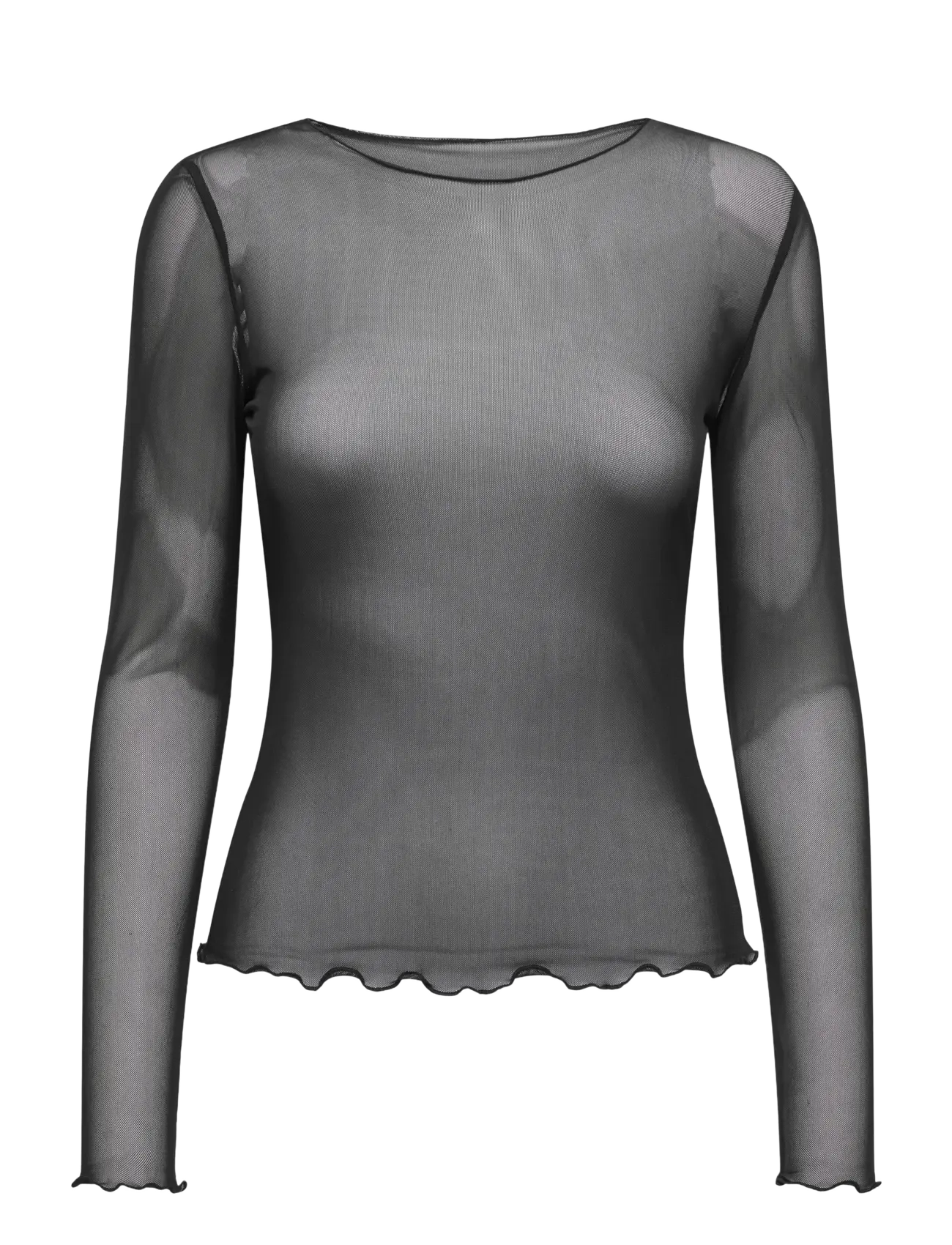 JDY JDYELSA NEW LIFE L/S O NECK TOP JRS NOOS - JDY - BLACK / black