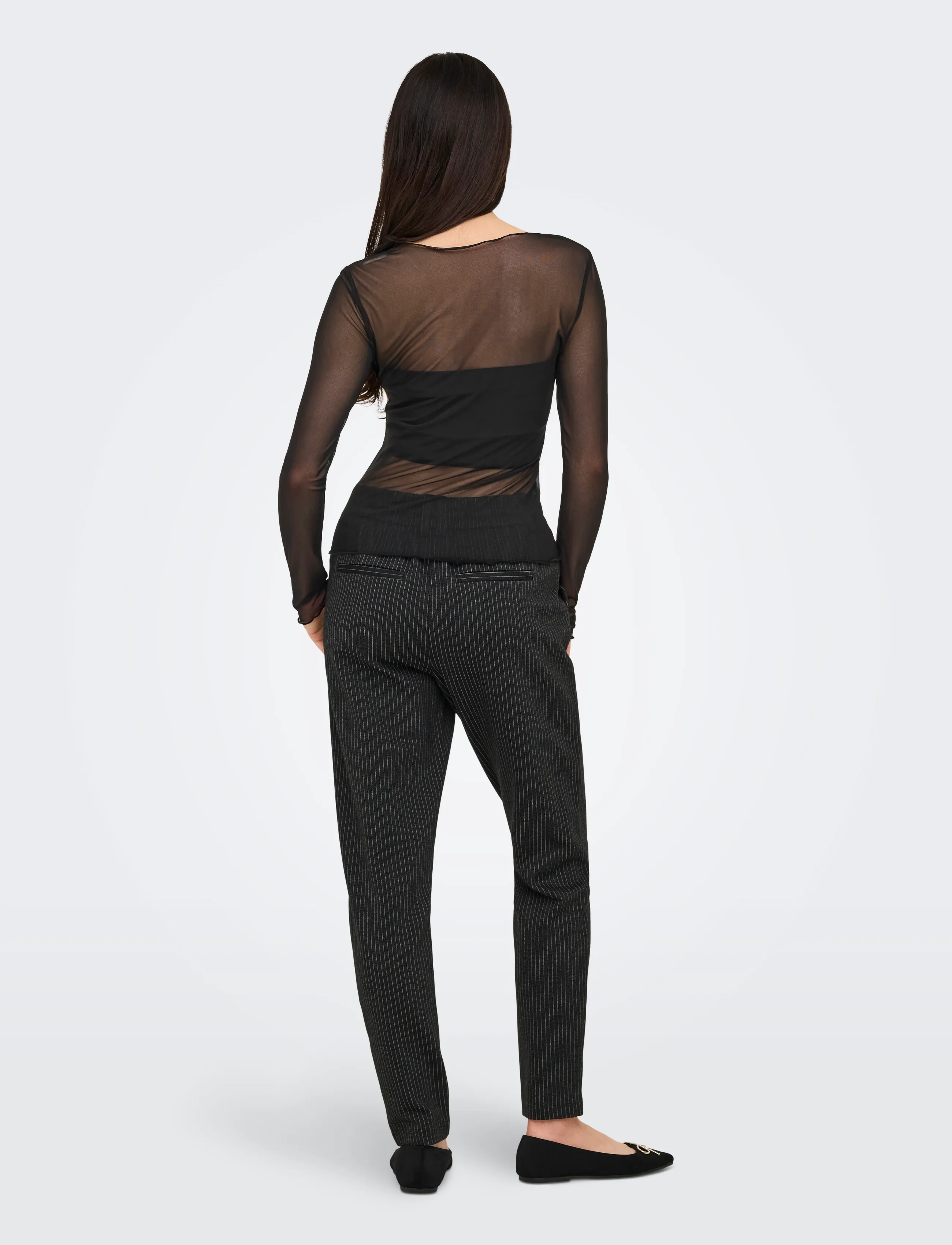 JDY - JDYELSA NEW LIFE L/S O NECK TOP JRS NOOS - black - 3