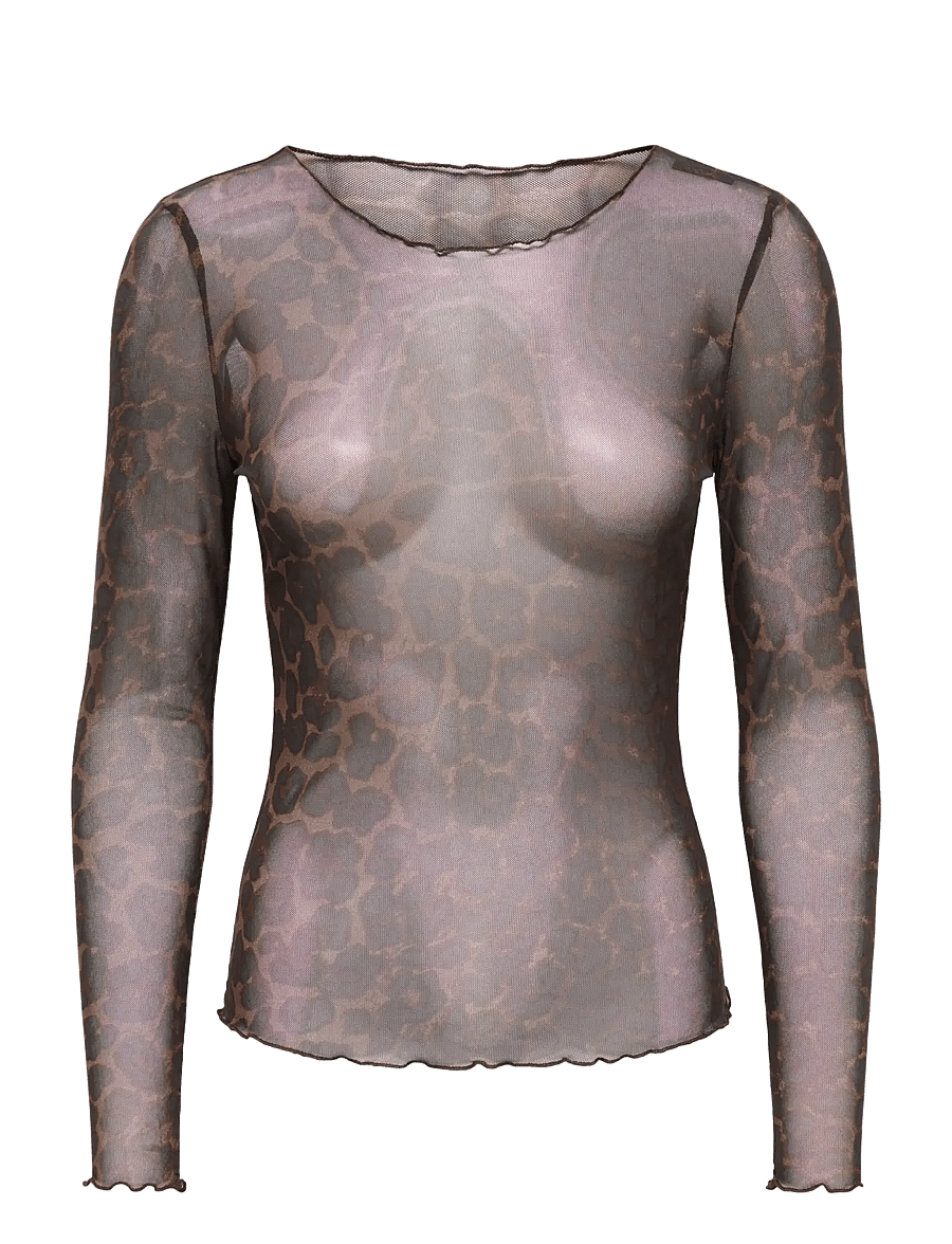 JDY - JDYELSA NEW LIFE L/S O NECK TOP JRS NOOS - coffee bean - 0
