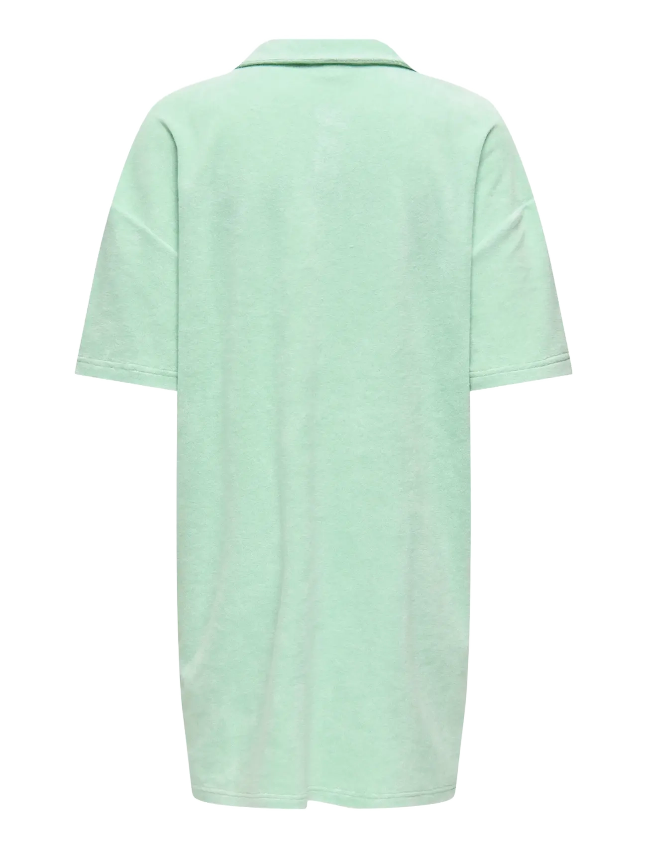 JDY - JDYTERRY S/S COLLAR DRESS JRS EXP - birds egg green - 1