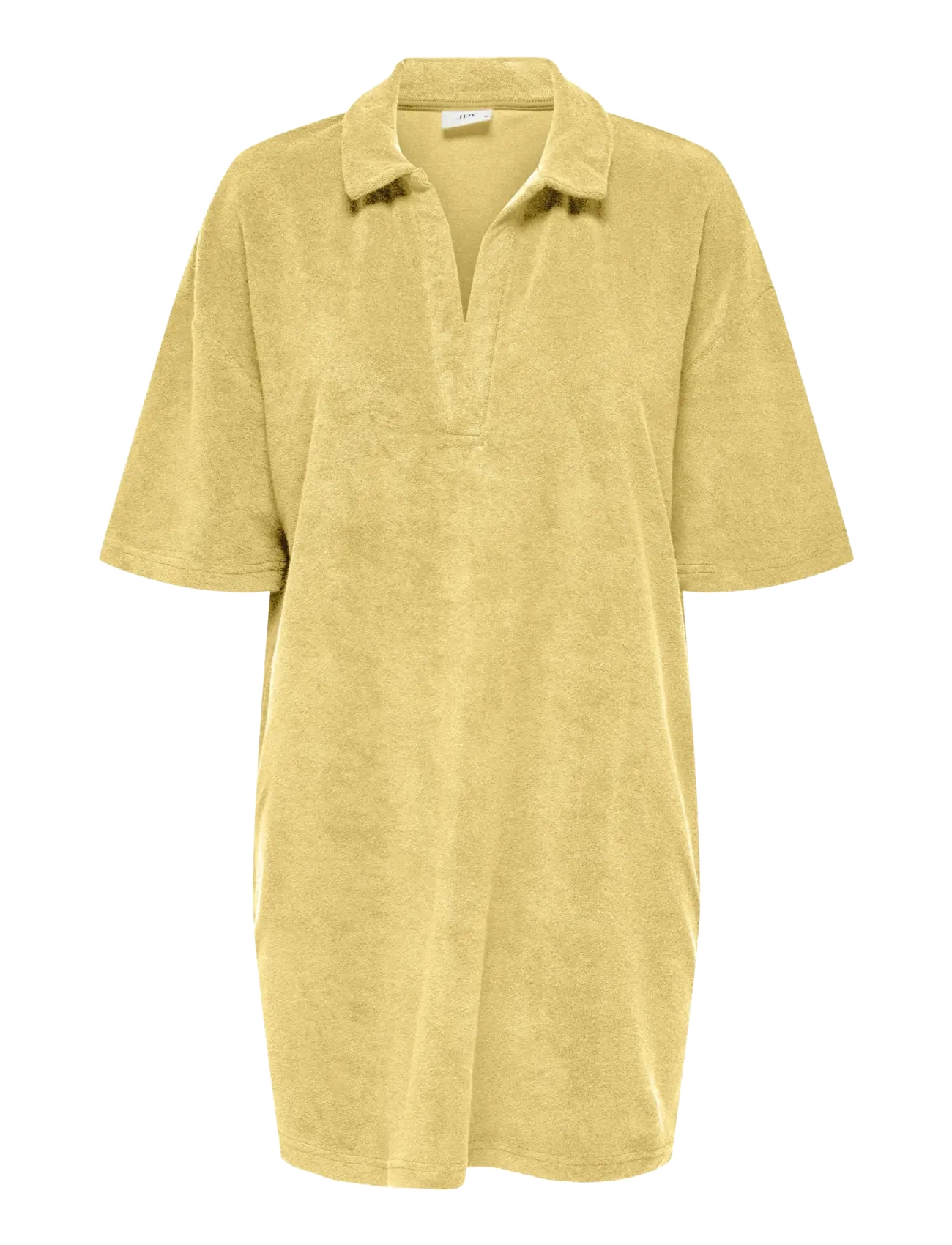 JDY JDYTERRY S/S COLLAR DRESS JRS EXP - Kjoler - PALE BANANA / yellow