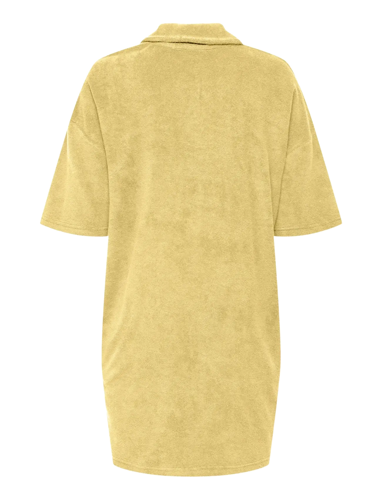 JDY - JDYTERRY S/S COLLAR DRESS JRS EXP - robes chemises - pale banana - 1