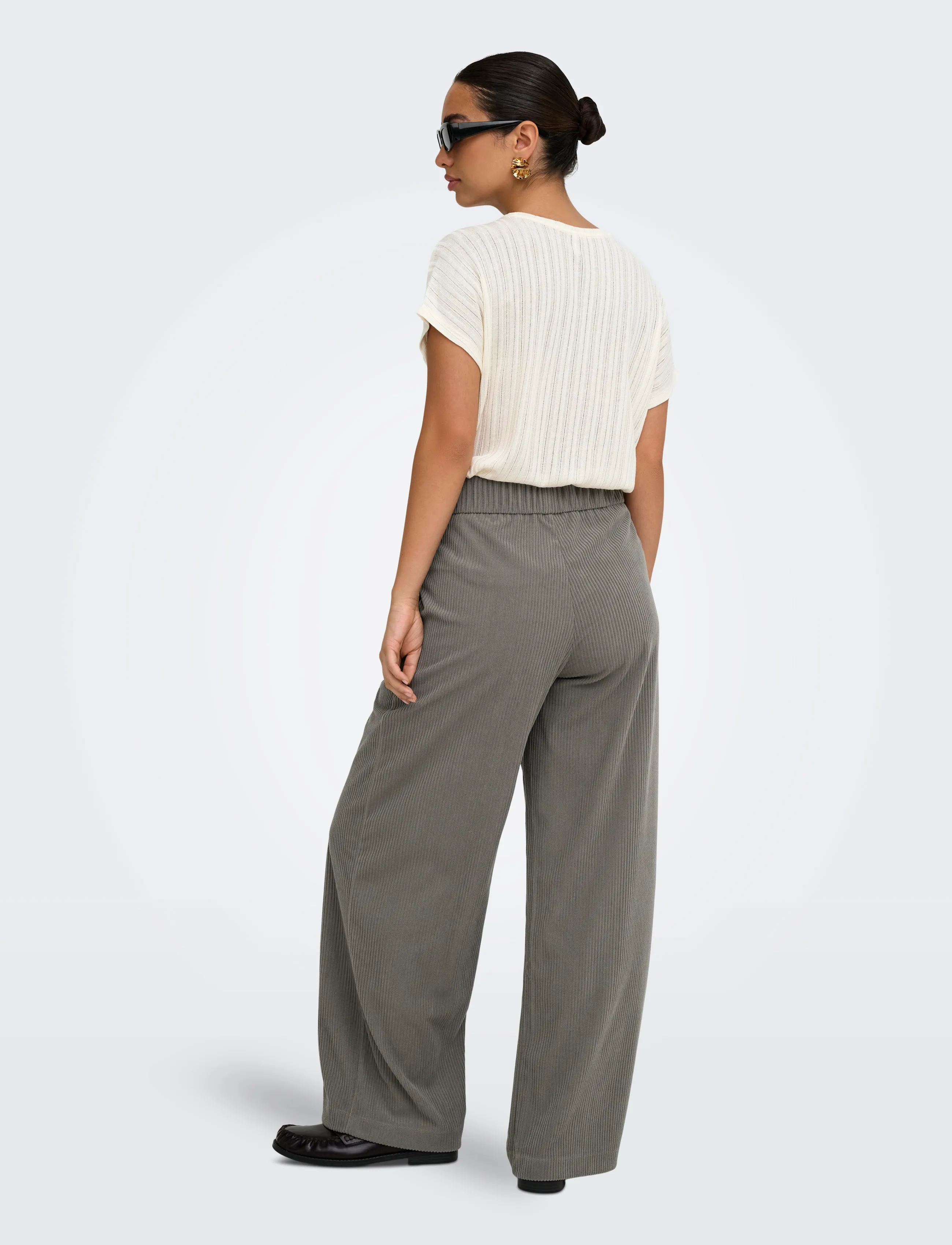 JDY - JDYGEGGO CORD PANT JRS NOOS - party wear at outlet prices - falcon - 3