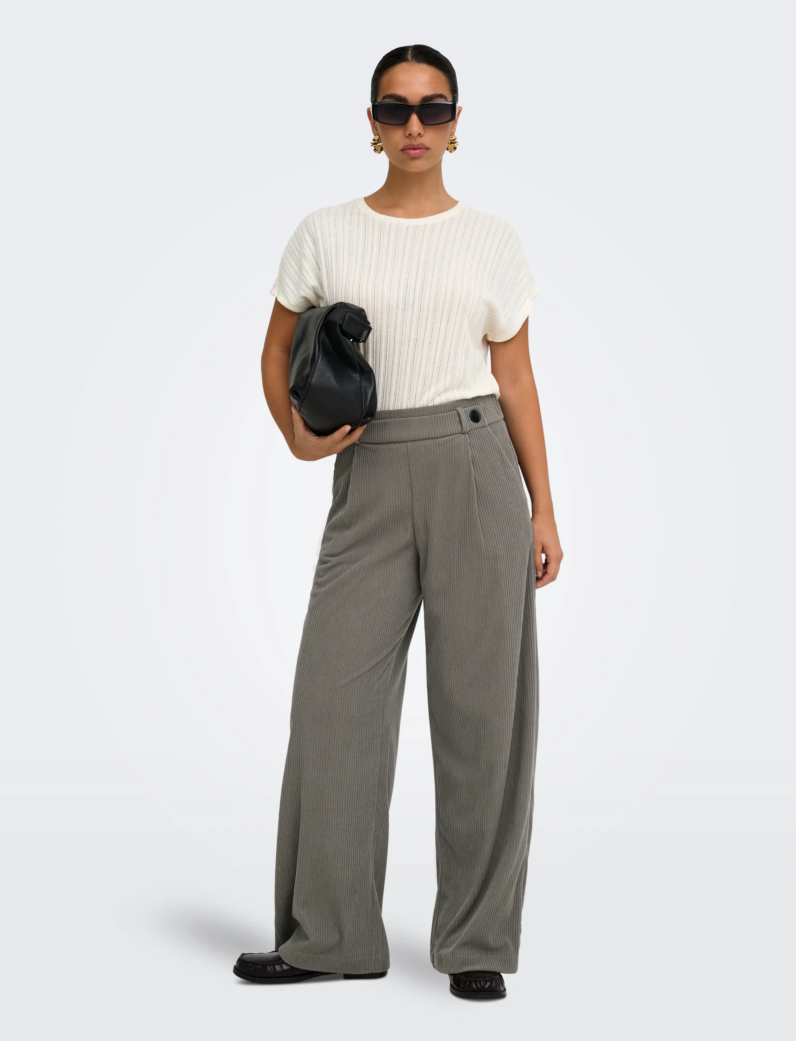 JDY - JDYGEGGO CORD PANT JRS NOOS - party wear at outlet prices - falcon - 4