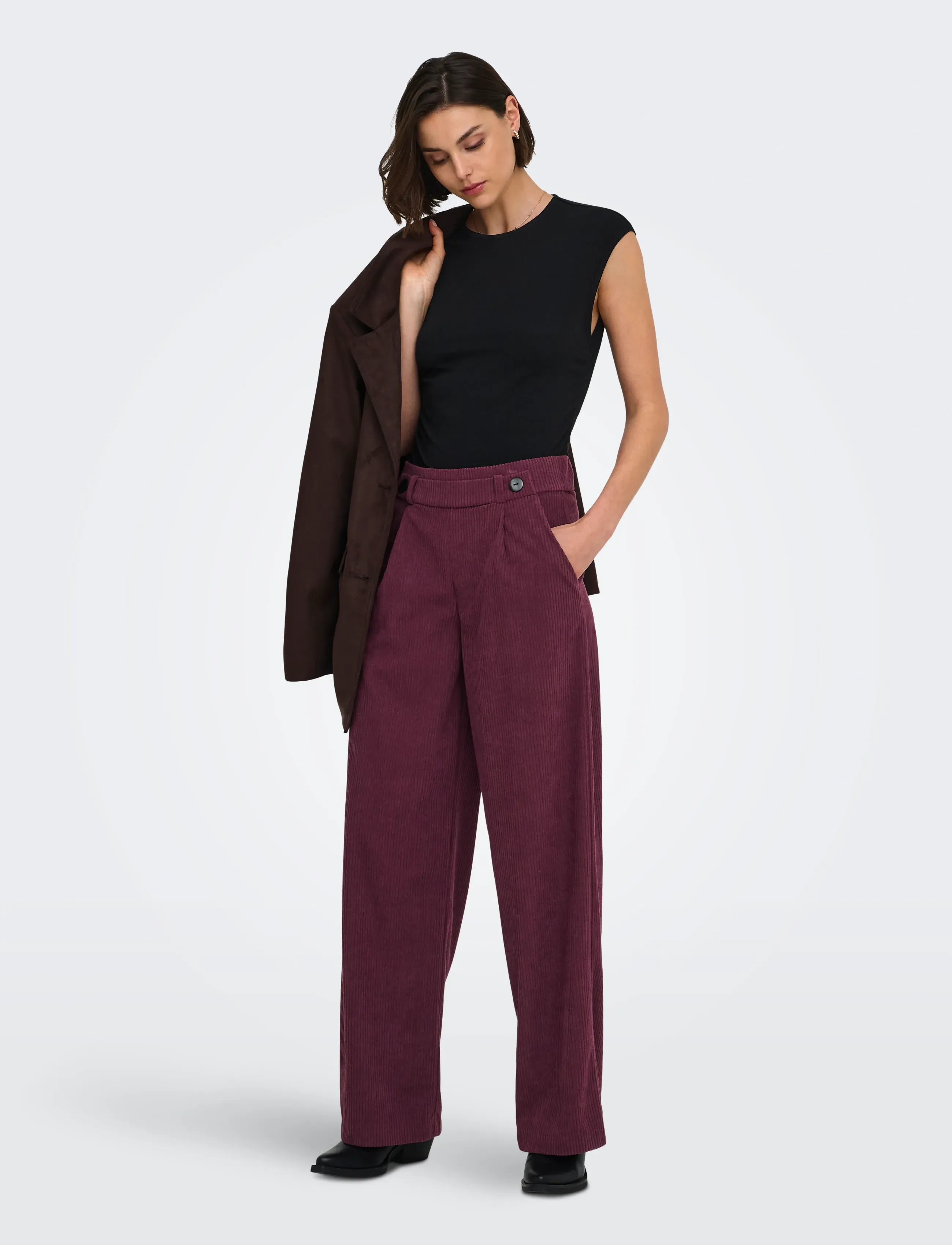 JDY Jdygeggo Cord Pant Jrs Noos mjukisbyxor dam – bild 3