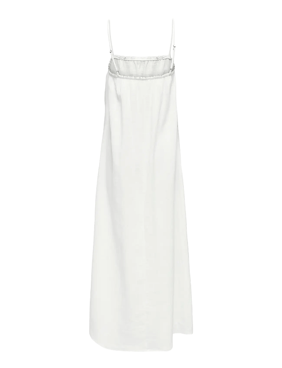 JDY - JDYTHEISJAZ LIFE S/L MAXI DRESS WVN NOOS - robes moulantes - cloud dancer - 2