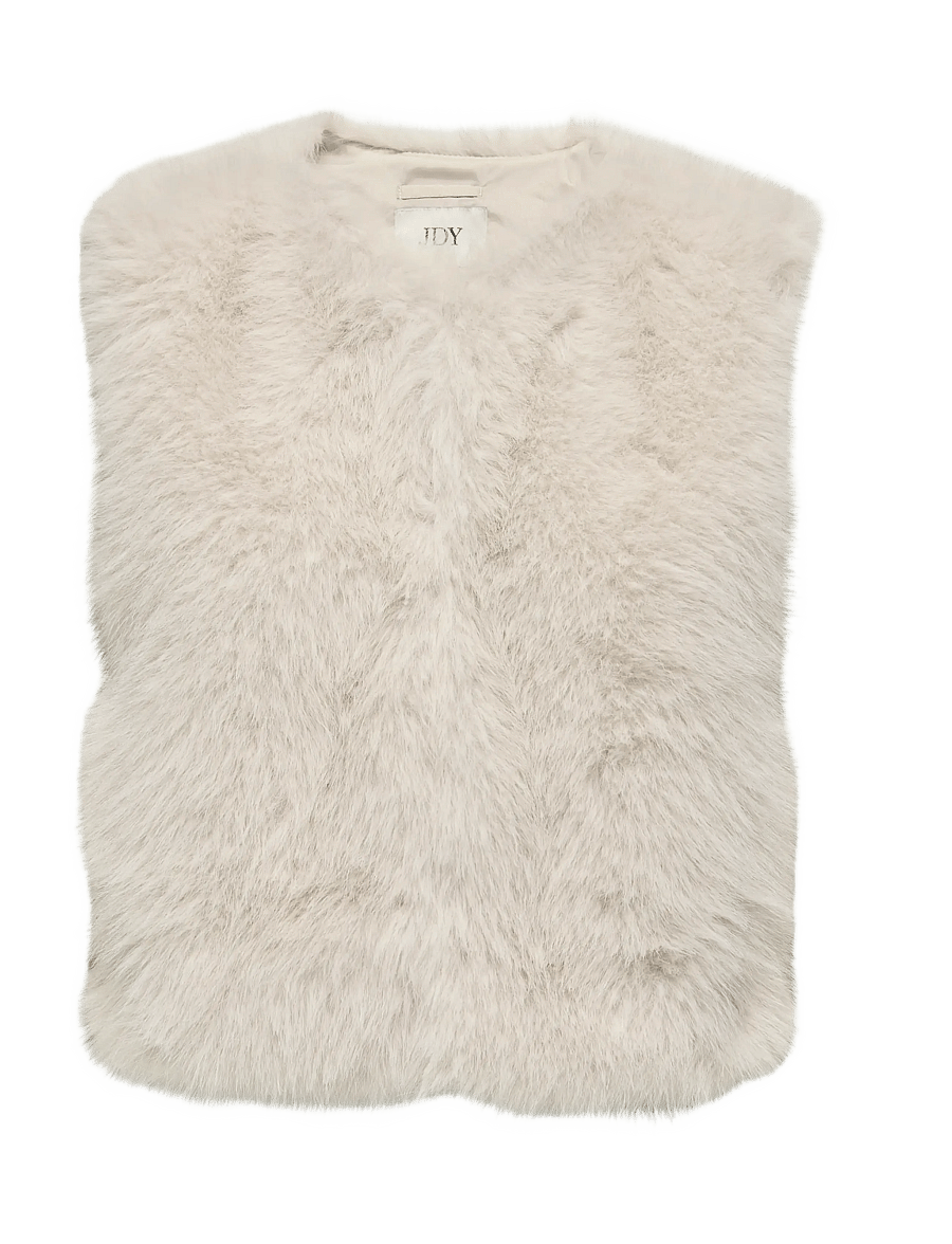 JDY - JDYORA FAUX FUR WAISTCOAT OTW QIQ NOOS - birch - 1