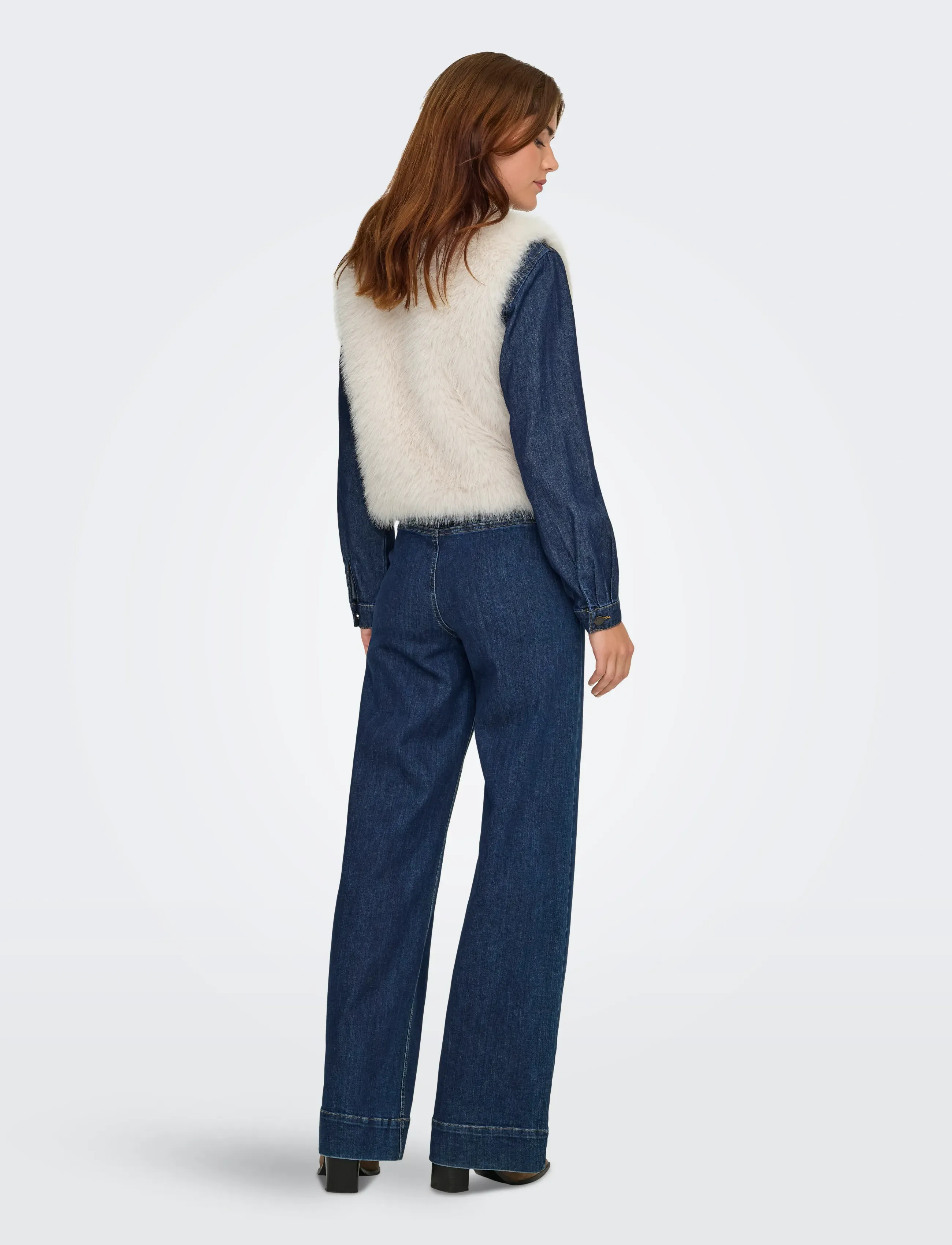 JDY - JDYORA FAUX FUR WAISTCOAT OTW QIQ NOOS - birch - 3