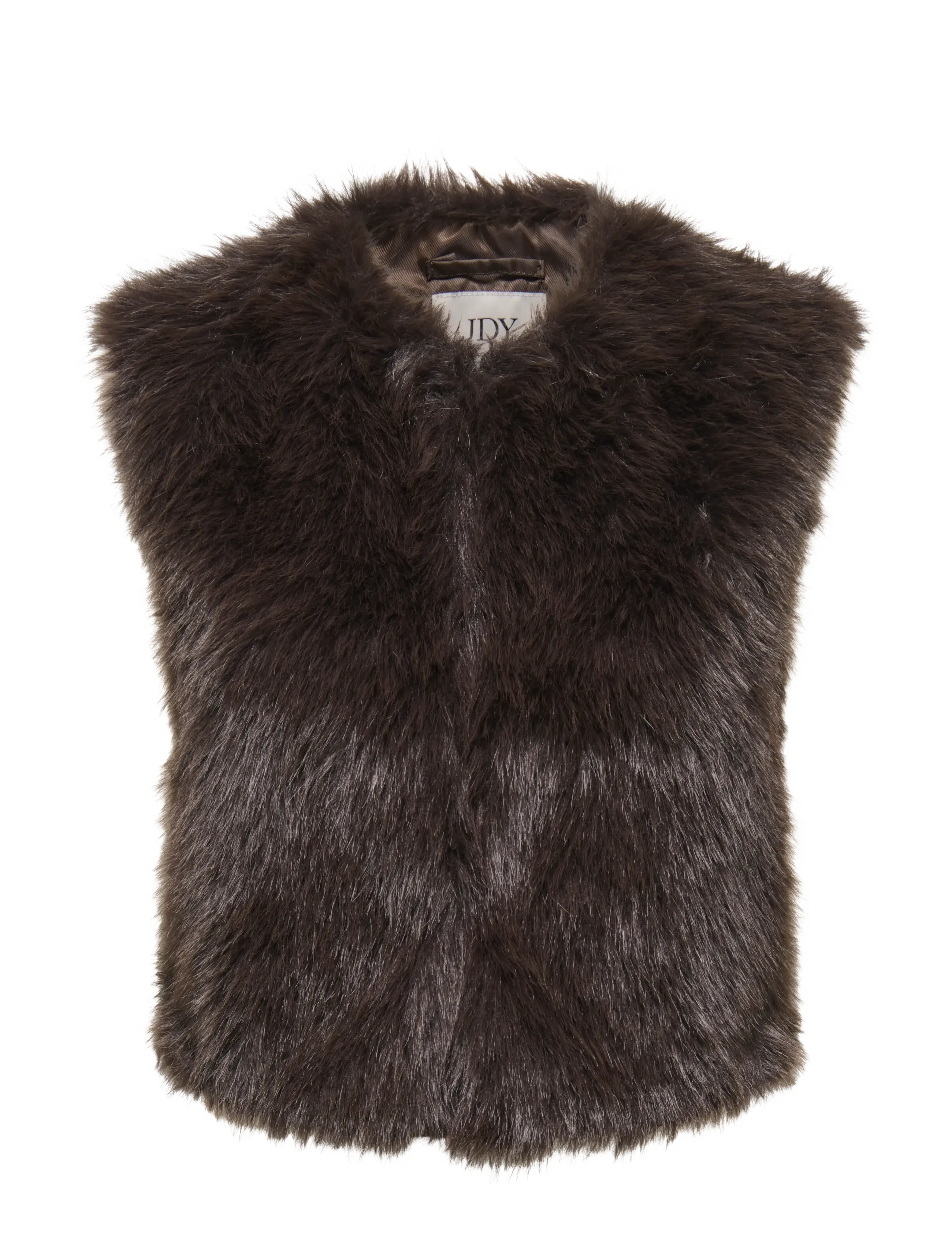 JDY JDYORA FAUX FUR WAISTCOAT OTW QIQ NOOS - JDY - CHOCOLATE TORTE / brown