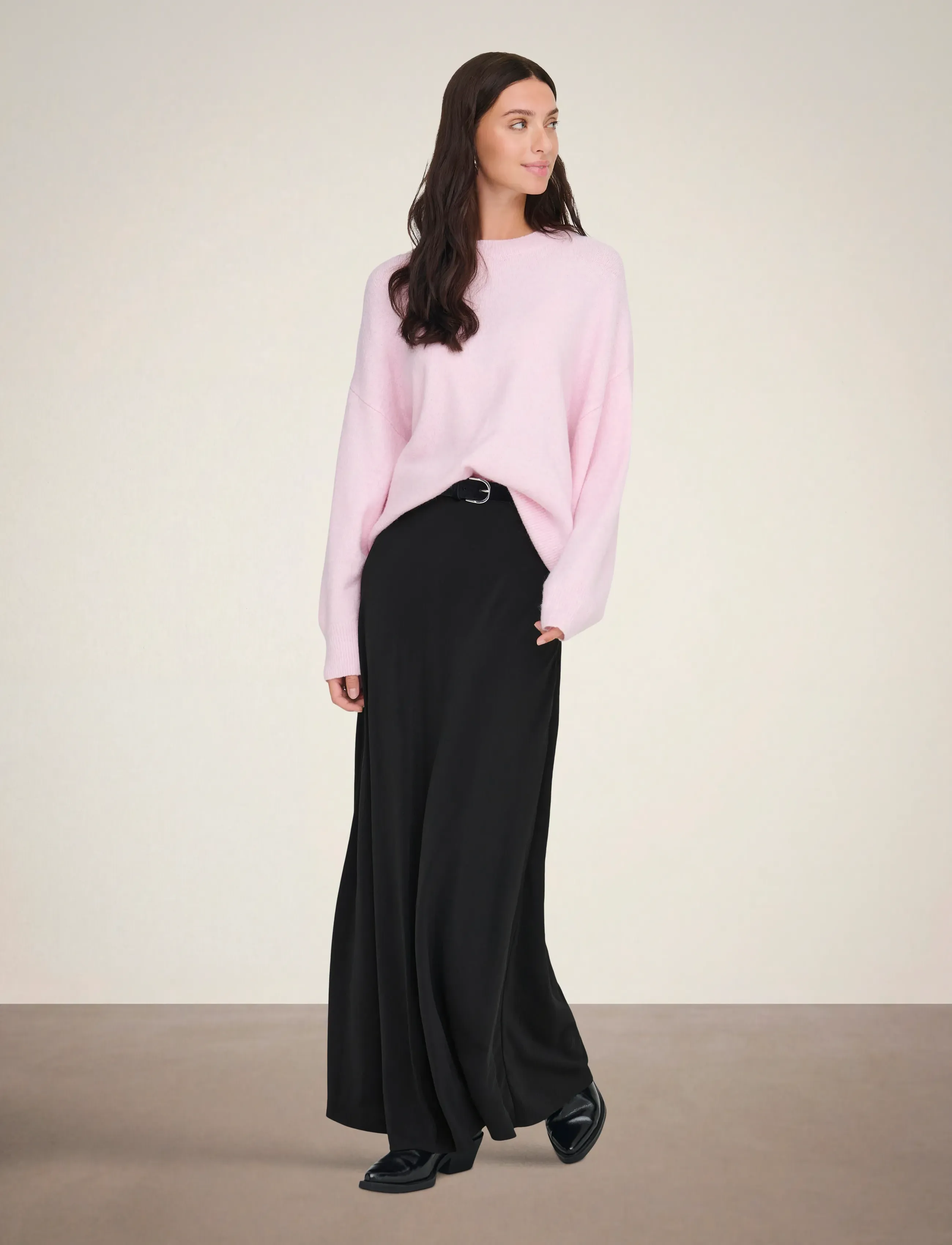 JDY - JDYAYA LIFE MW MAXI SKIRT WVN NOOS - maxikjolar - black - 4