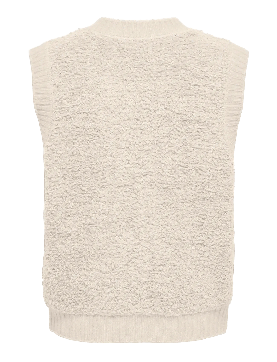 JDY - JDYEIRA LIFE S/L ON BUTTON VEST KNT NOOS - birch - 2