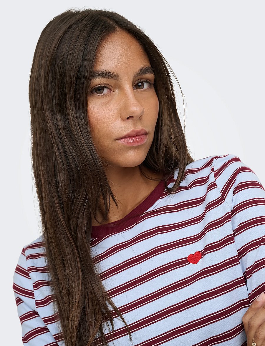 JDY - JDYPISA L/S PRINT TOP JRS NOOS - langärmlige tops - cashmere blue - 5