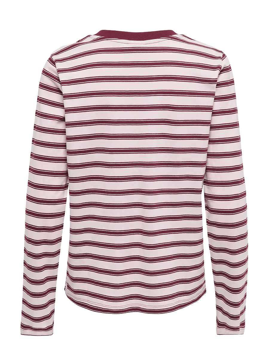 JDY - JDYPISA L/S PRINT TOP JRS NOOS - långärmade toppar - chalk pink - 2