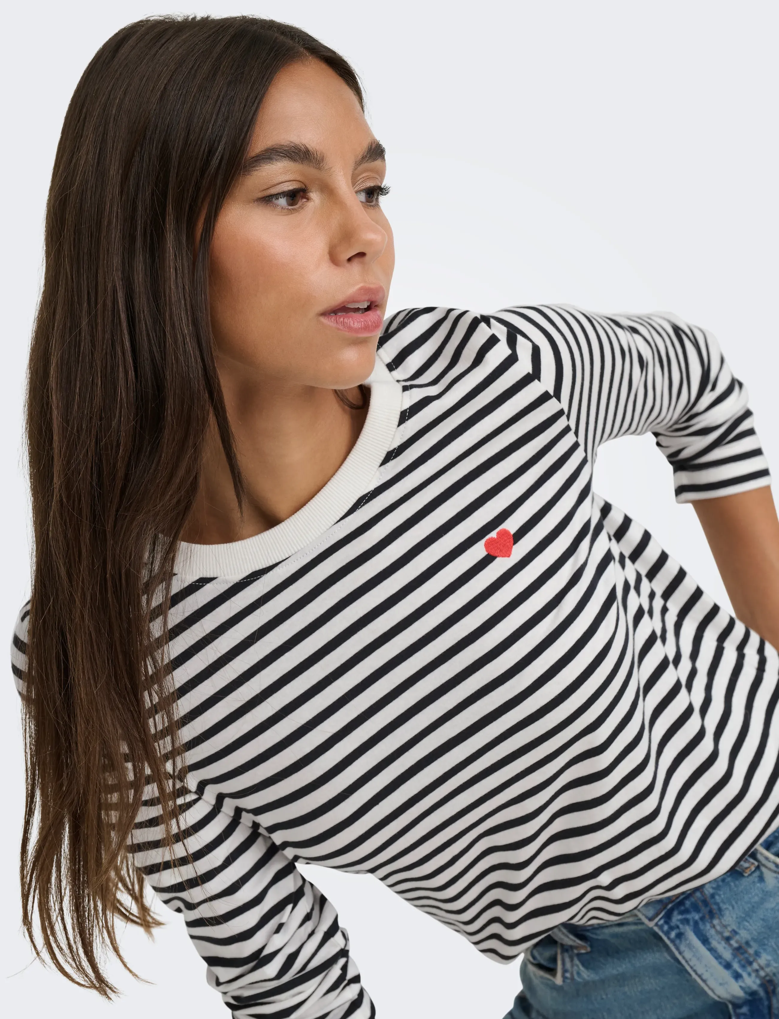 JDY - JDYPISA L/S PRINT TOP JRS NOOS - cloud dancer - 5