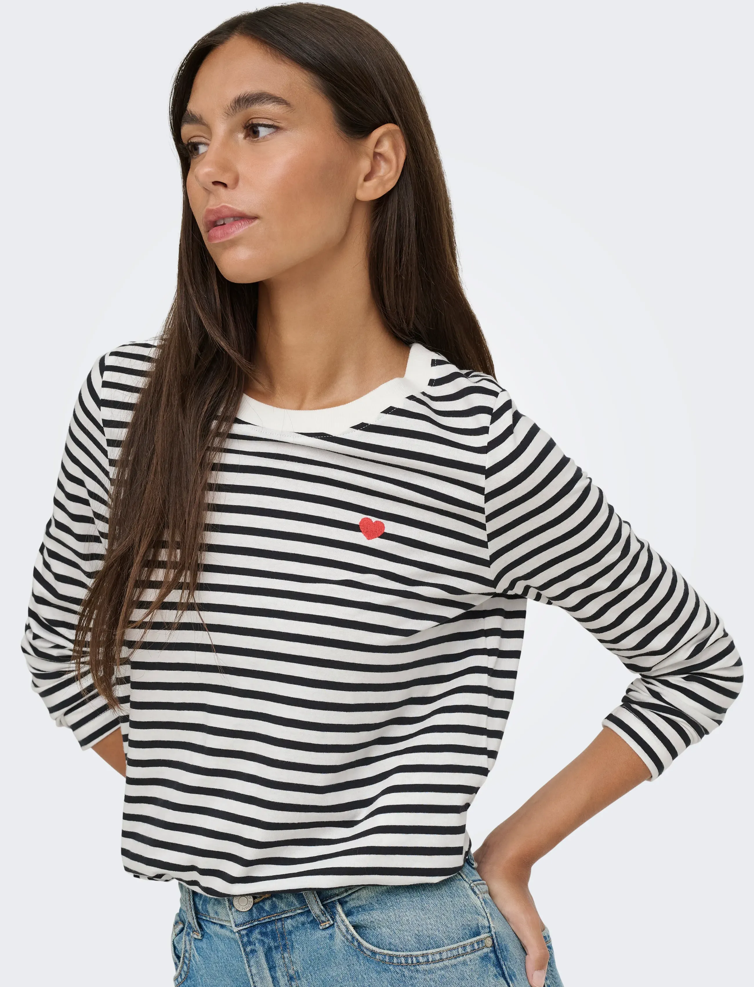 JDY Jdypisa L/S Print Top Jrs Noos långärmade t-shirt dam – bild 6