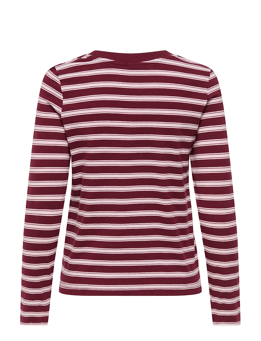 JDY - JDYPISA L/S PRINT TOP JRS NOOS - windsor wine - 2