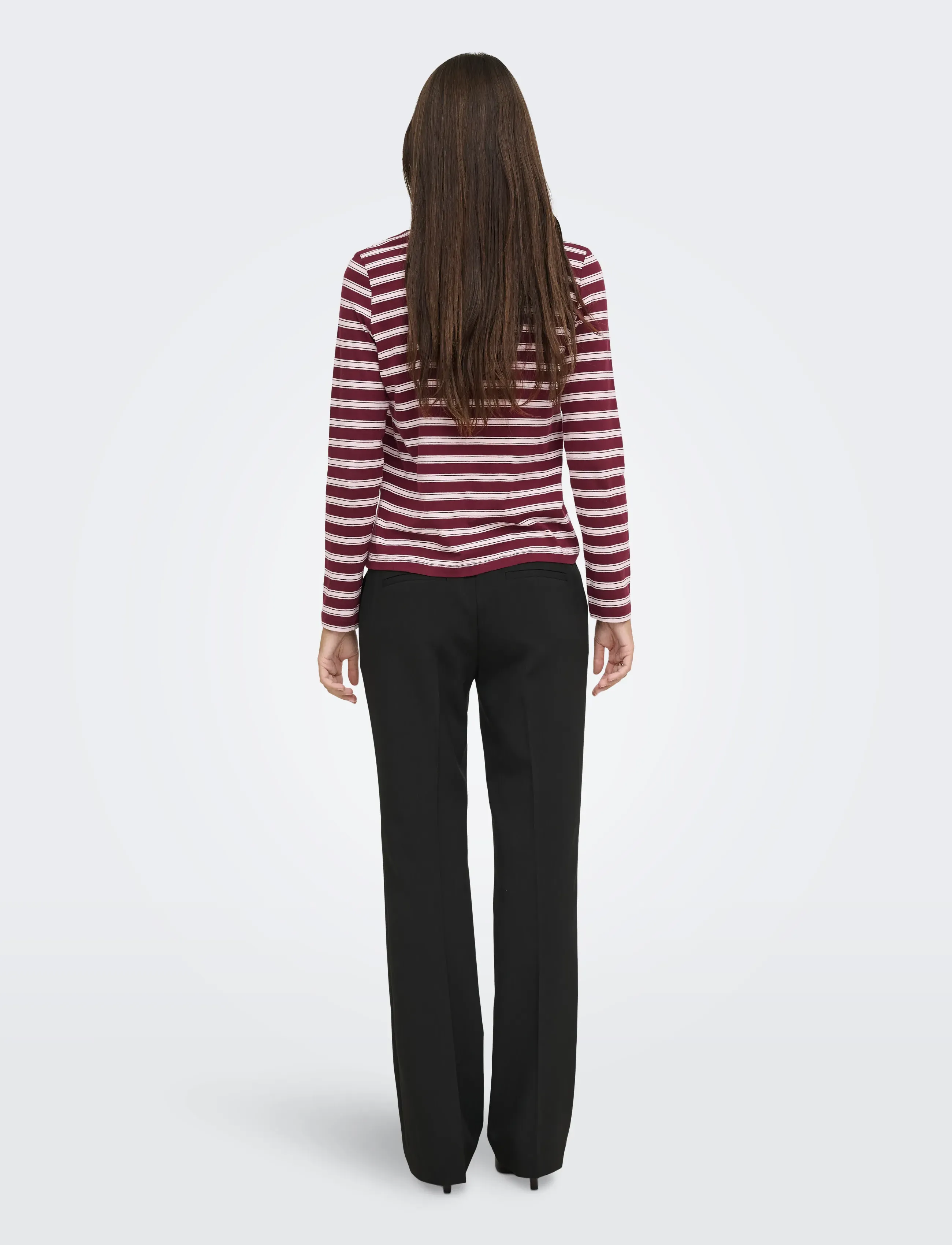 JDY - JDYPISA L/S PRINT TOP JRS NOOS - windsor wine - 3