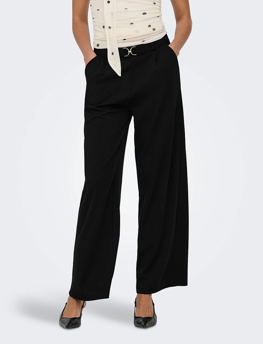 JDY - JDYGEGGO LIFE BELT PANT JRS NOOS - black - 0