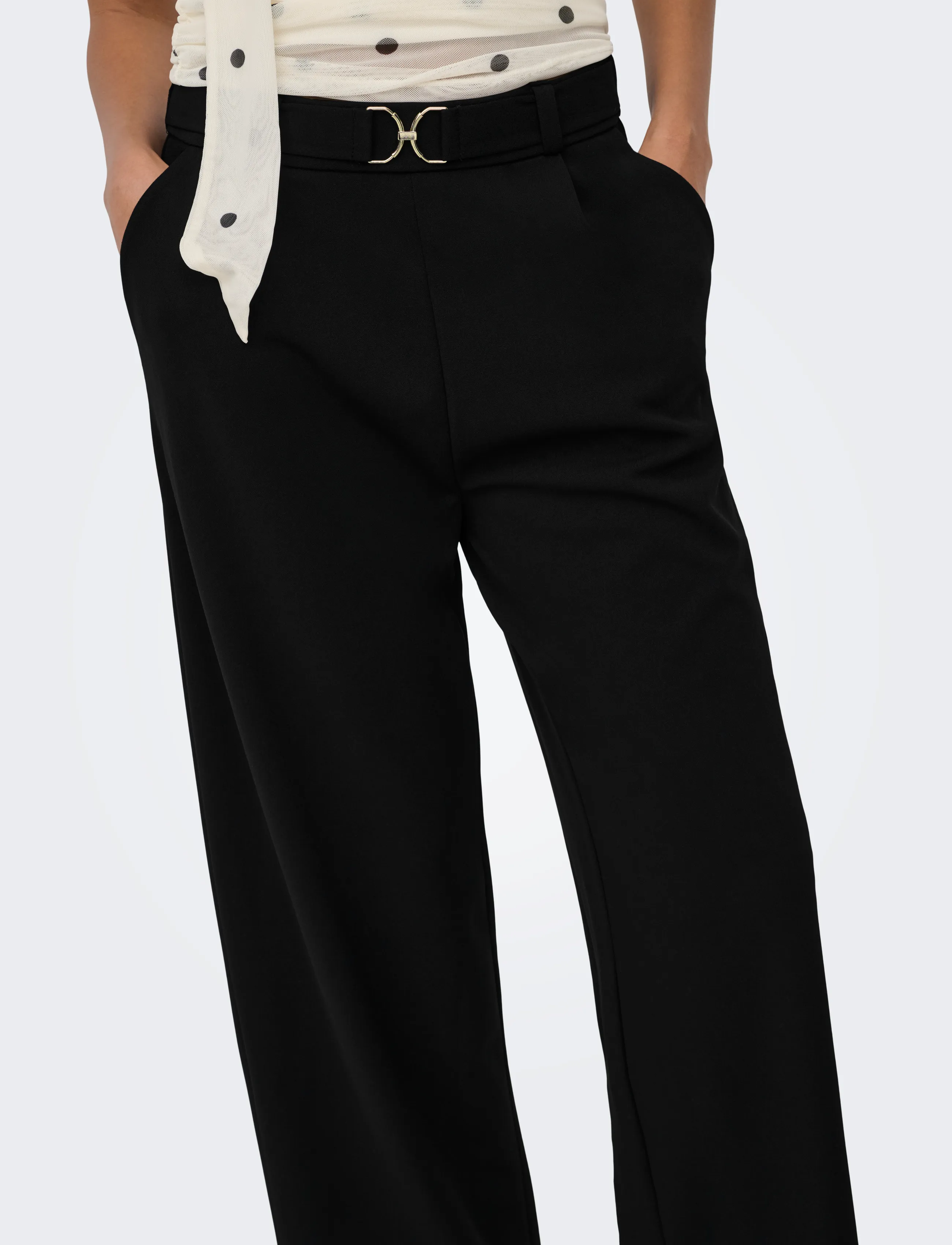 JDY Jdygeggo Life Belt Pant Jrs Noos mjukisbyxor dam – bild 6