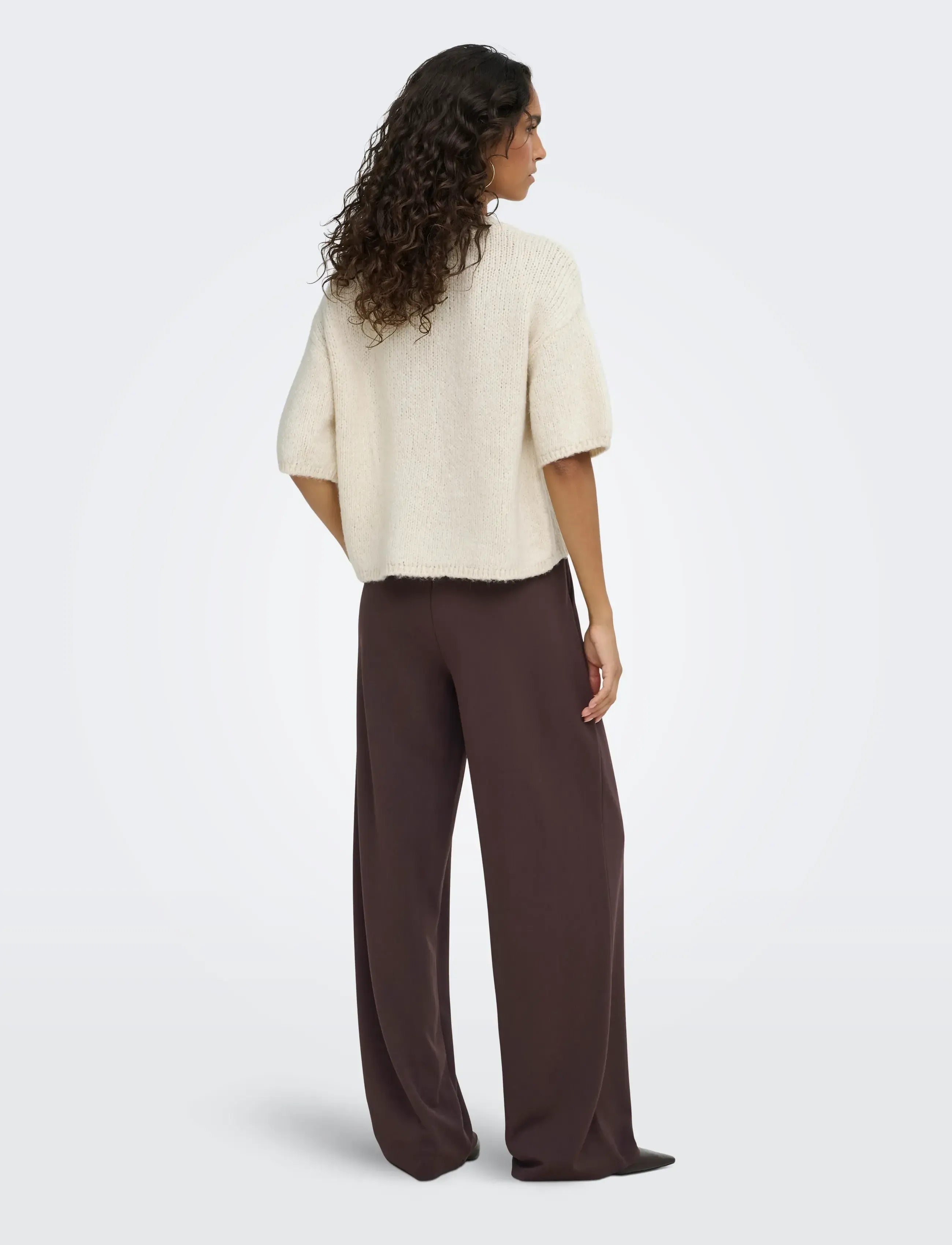 JDY - JDYGEGGO LIFE BELT PANT JRS NOOS - festmode zu outlet-preisen - chocolate torte - 3