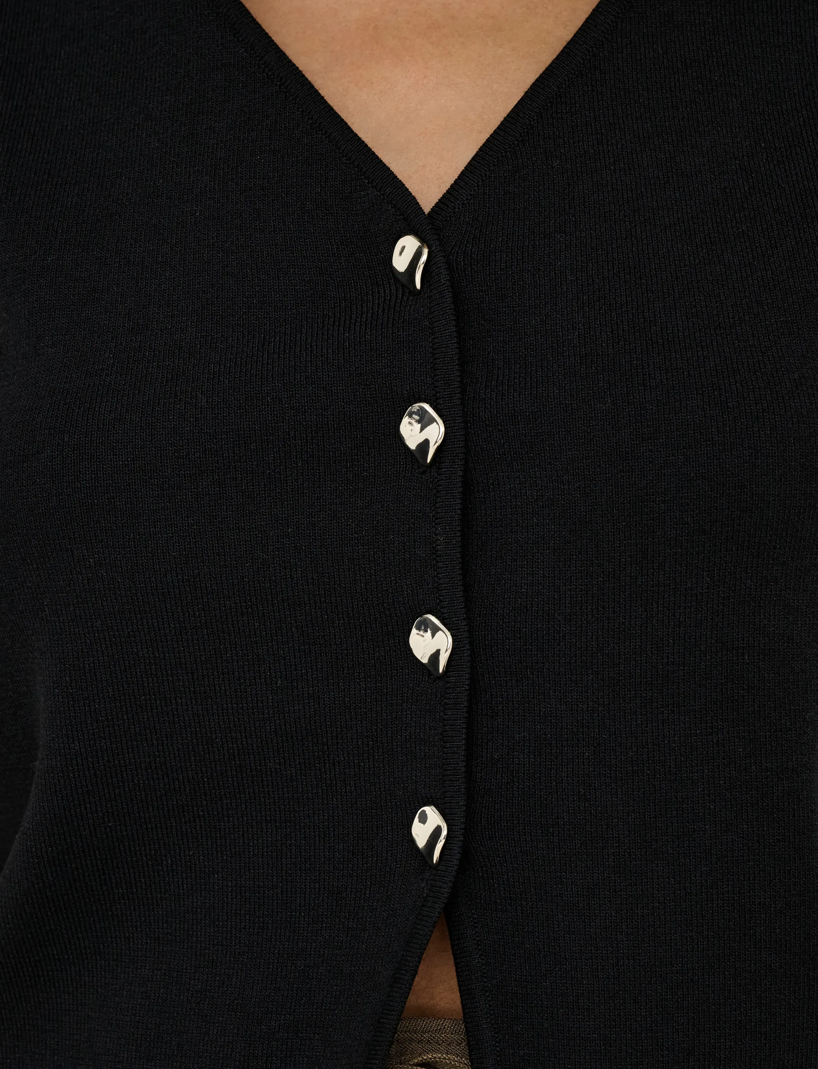 JDY - JDYASTRA S/L VEST KNT - black - 4