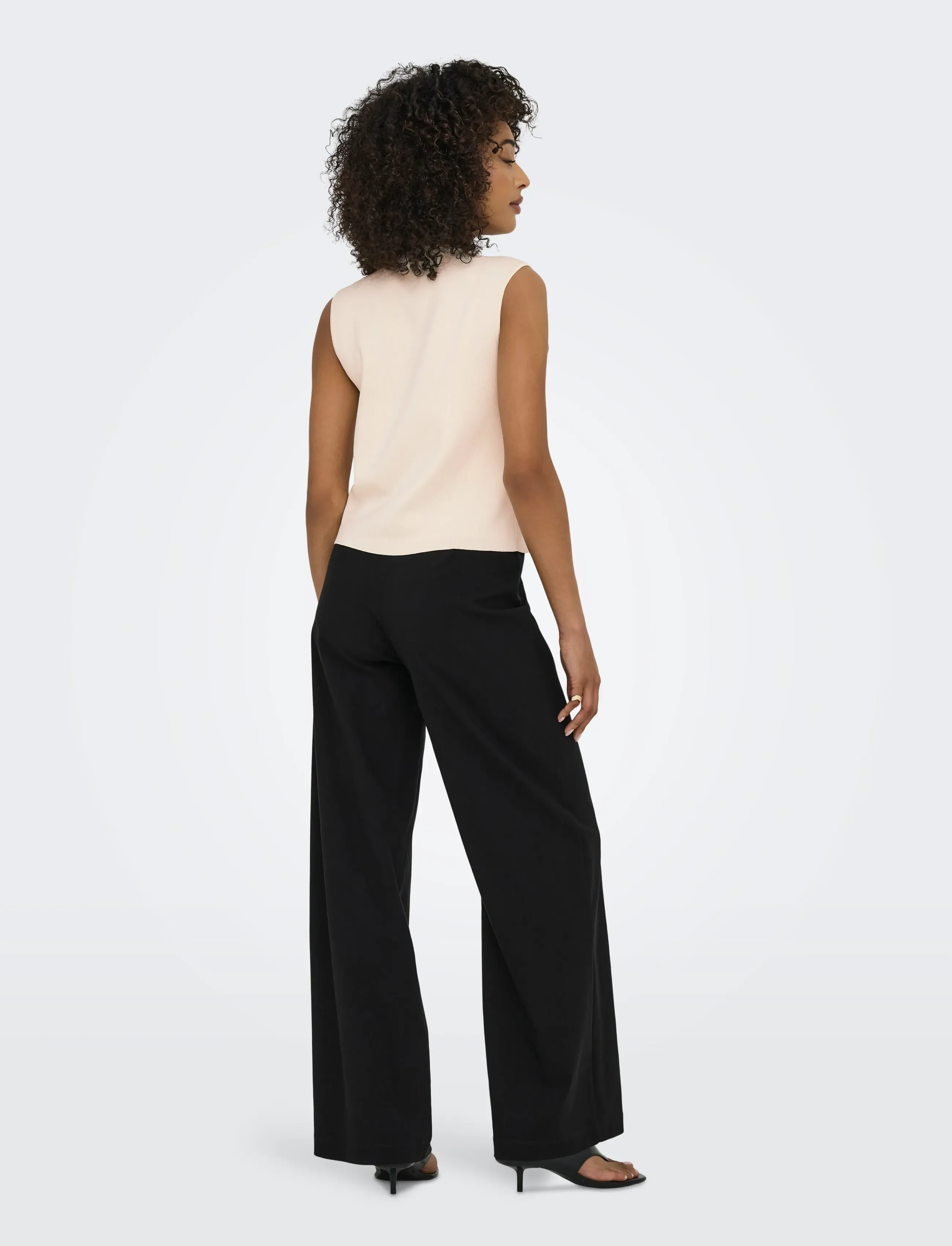 JDY - JDYASTRA S/L VEST KNT - eggnog - 3
