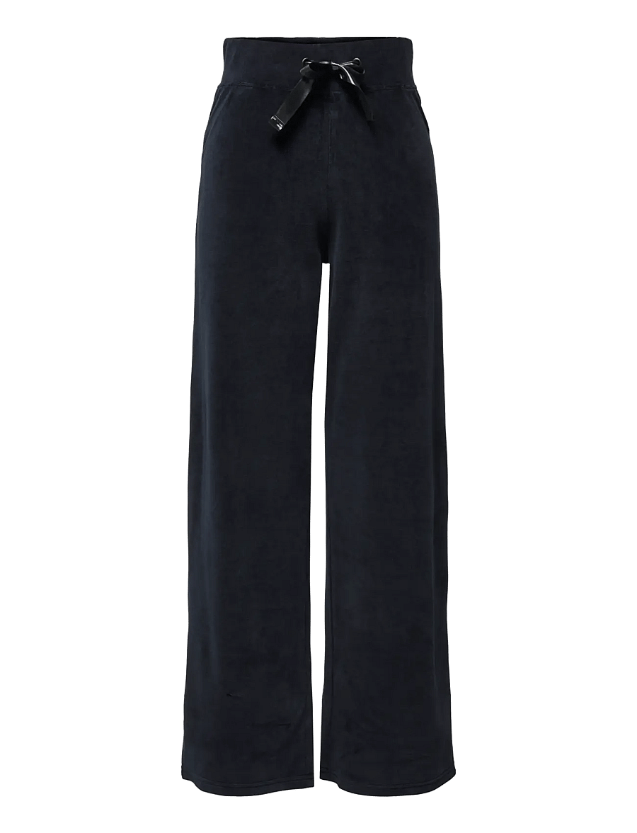 JDY - JDYVIDA VELVET PANT JRS DIA - bukser med brede ben - black - 1