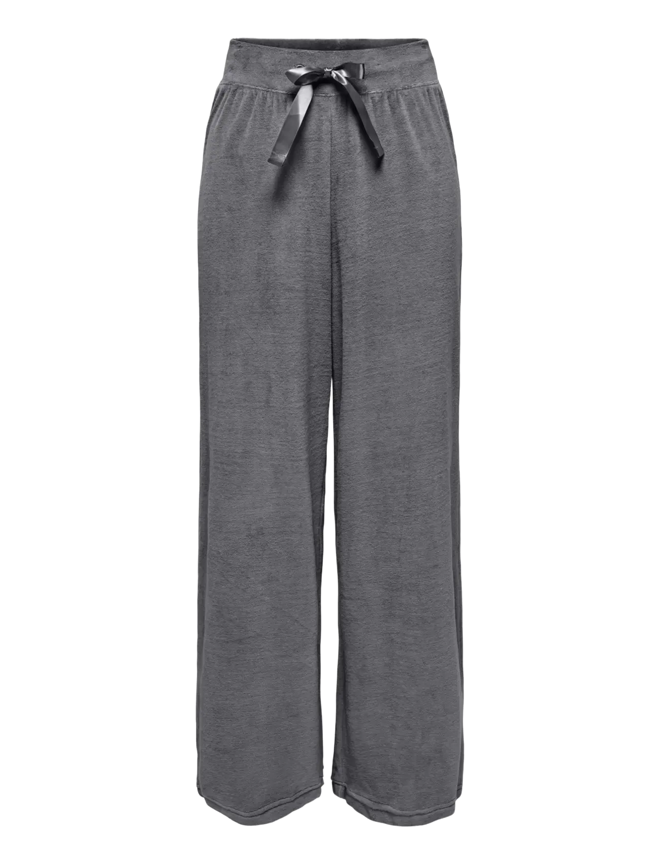 JDY JDYVIDA VELVET PANT JRS DIA - Büromode - DARK GREY MELANGE / grey