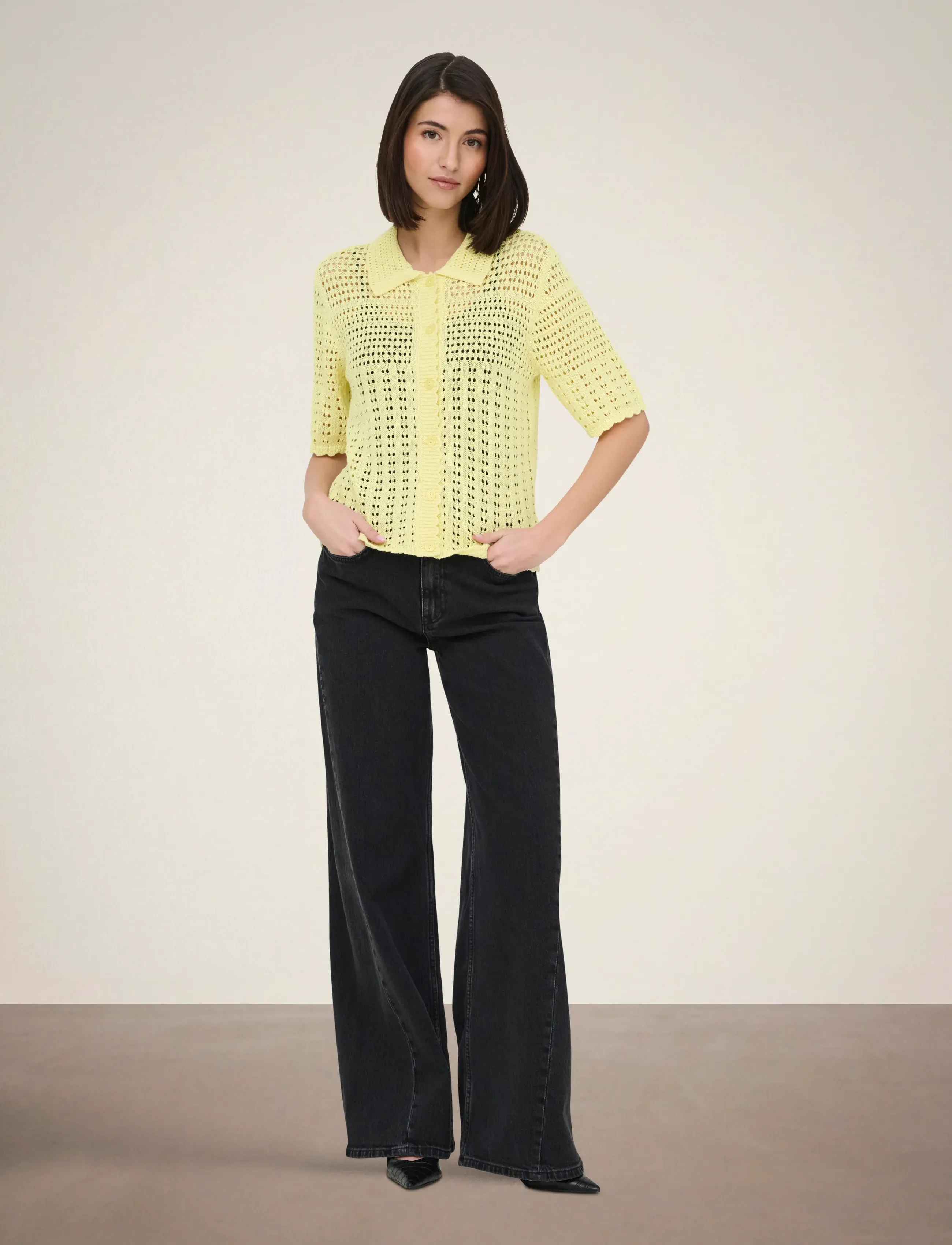 Jdyrobin 2/4 Collar Cardigan Knt Noos 3