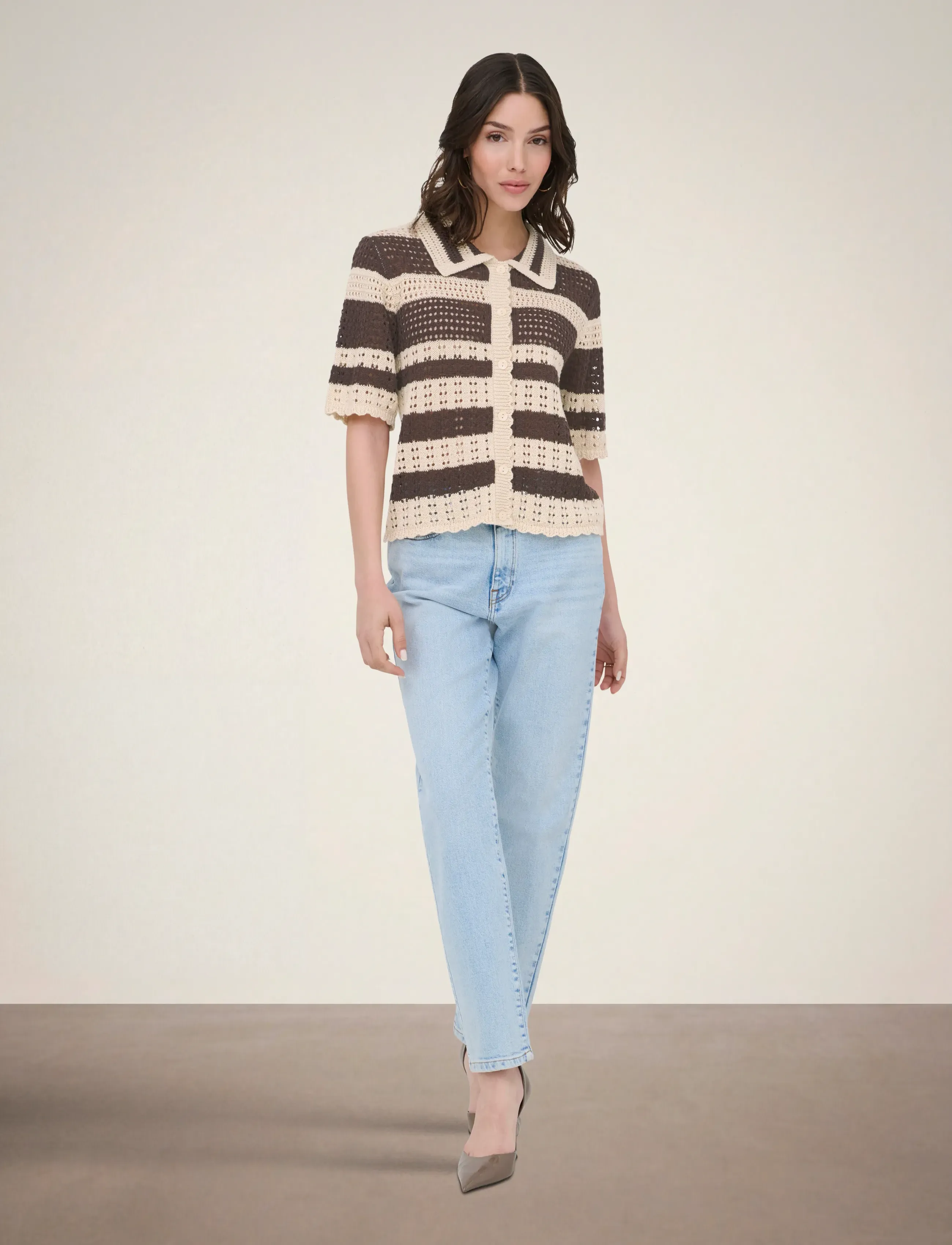 Jdyrobin 2/4 Collar Cardigan Knt Noos 3