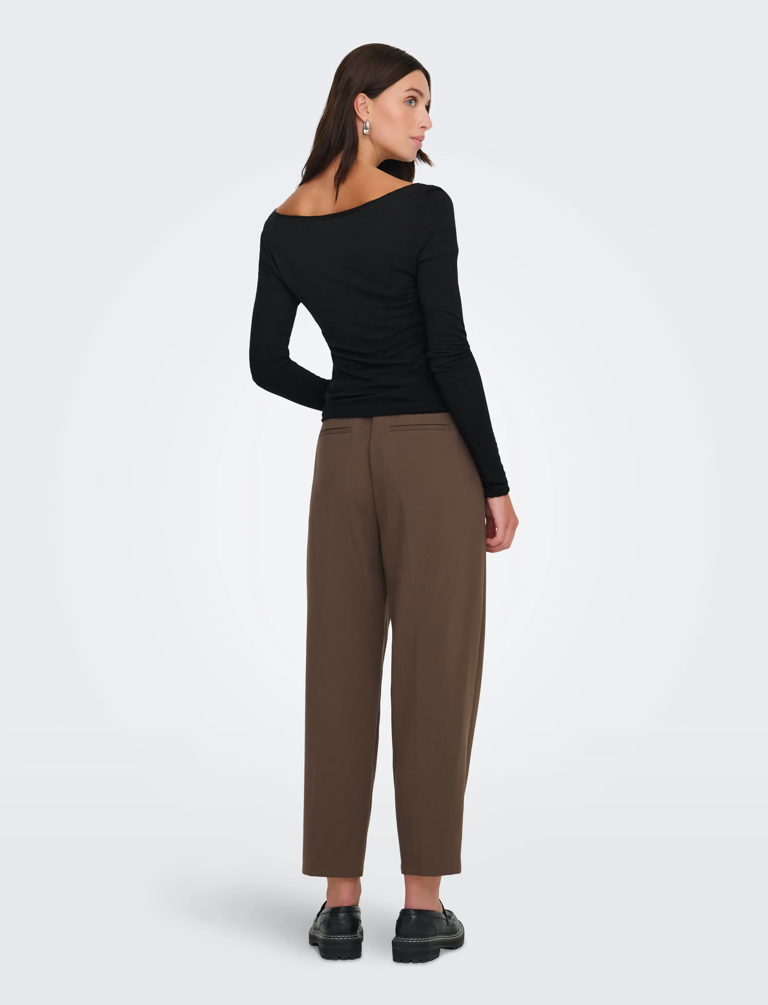JDY - JDYSUMA WOOLBLEND L/S BOATNECK TOP JRS - striktrøjer - black - 3