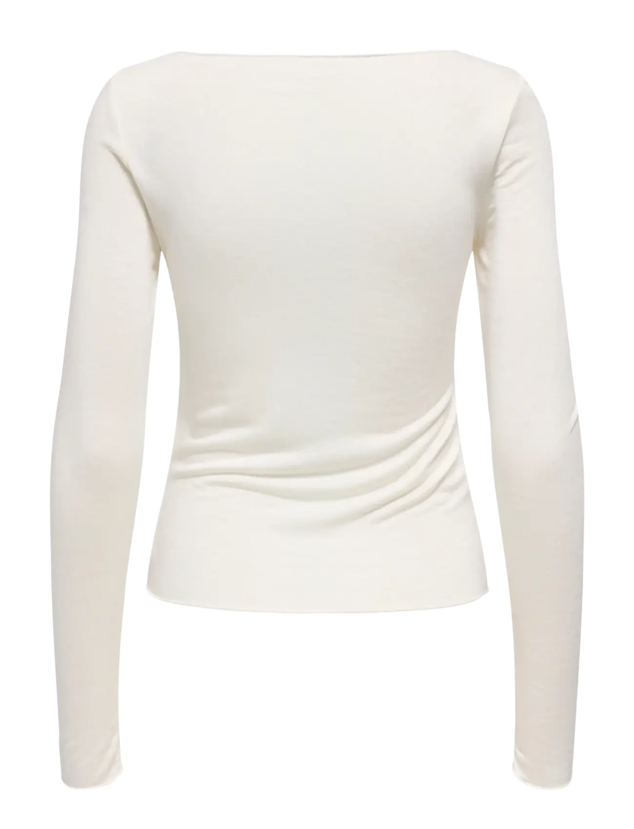 JDY - JDYSUMA WOOLBLEND L/S BOATNECK TOP JRS - peysur - cloud dancer - 2