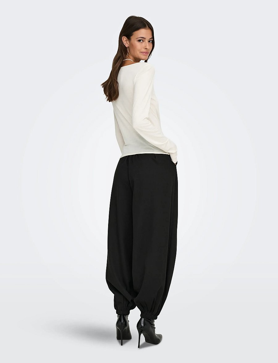 JDY - JDYSUMA WOOLBLEND L/S BOATNECK TOP JRS - peysur - cloud dancer - 3