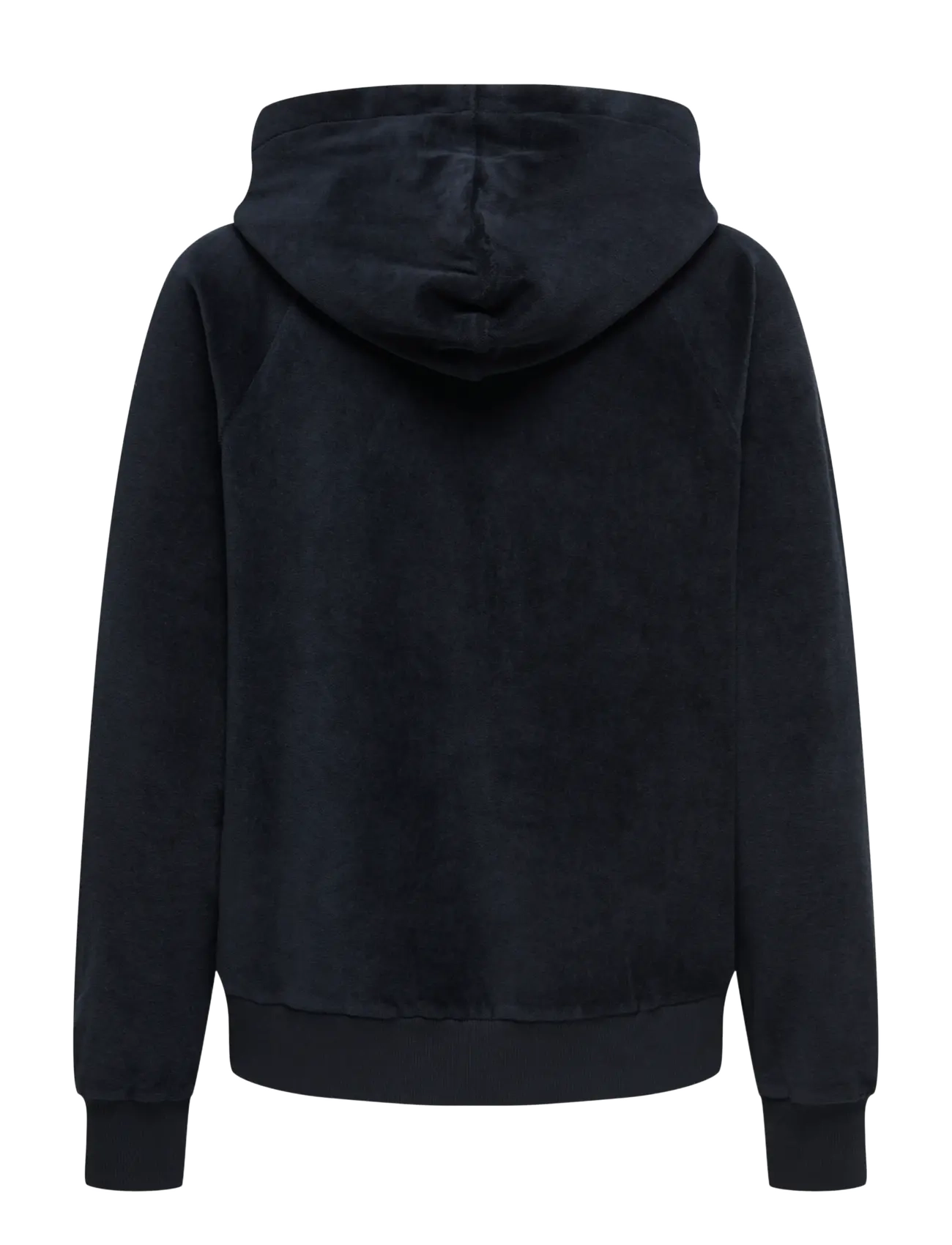 JDY - JDYVIDA L/S VELVET HOODIE TOP JRS DIA - kapuzenpullover - black - 2