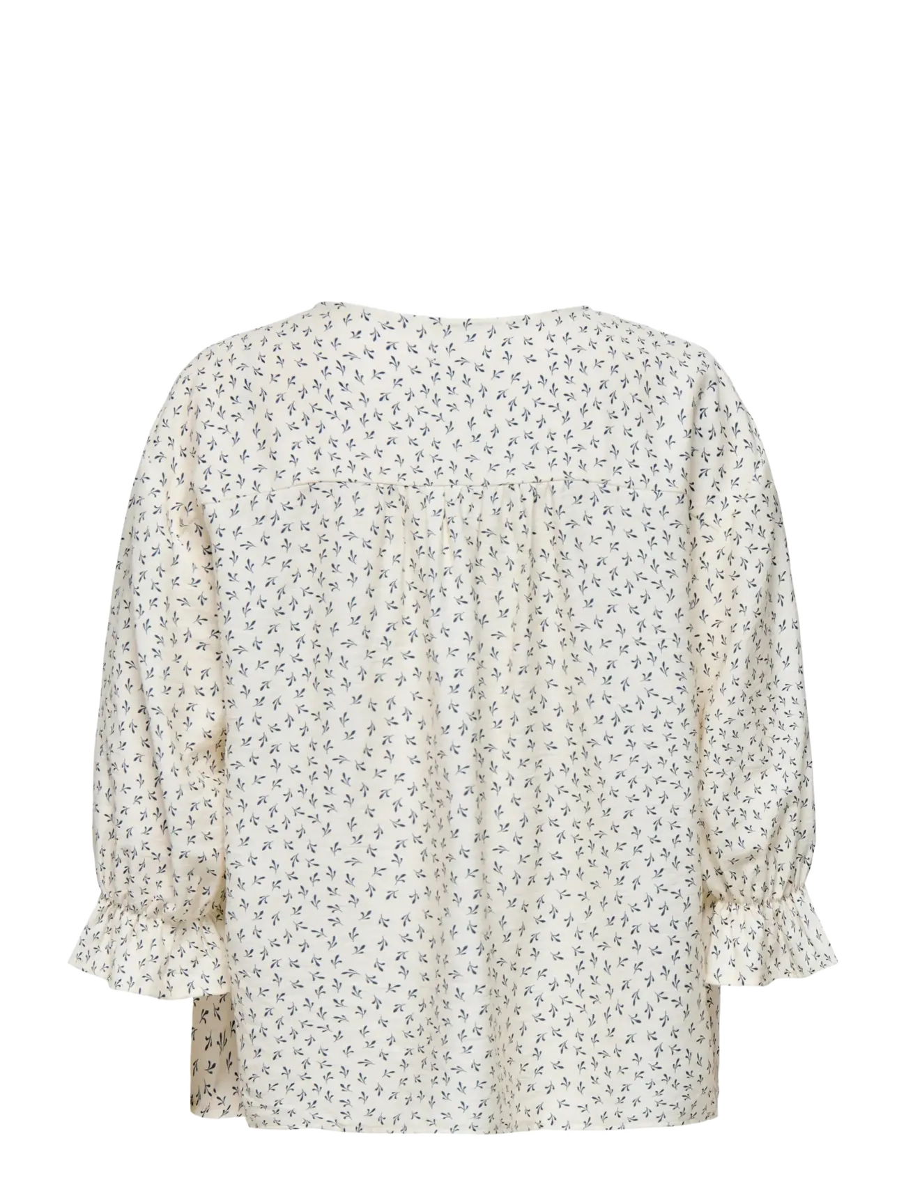 JDY - JDYSKY 3/4 V-NECK TOP WVN EXP - birch - 2