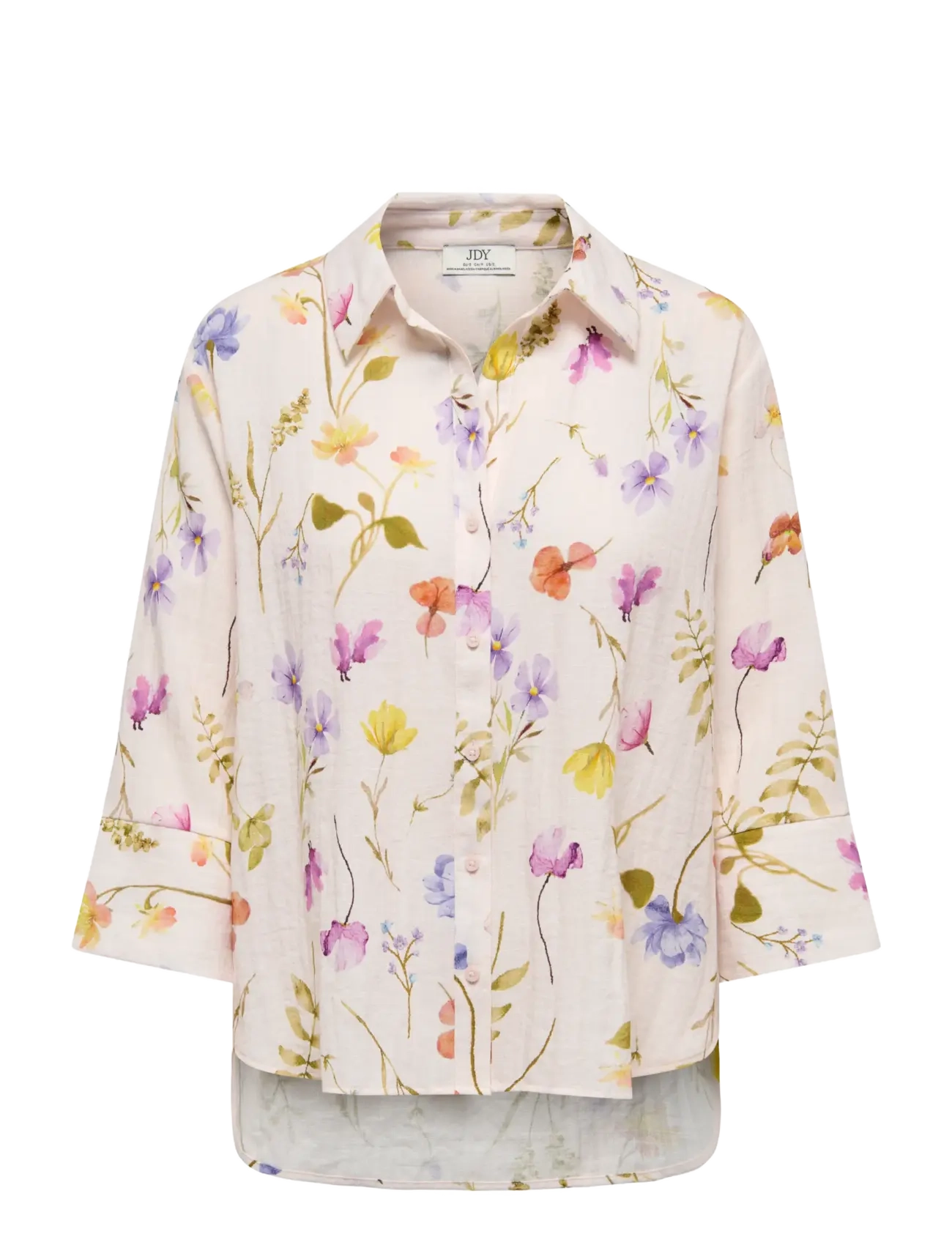 JDY JDYVIOLA LIFE 3/4 SHIRT WVN NOOS - Tøj - PRISTINE / pink/rose